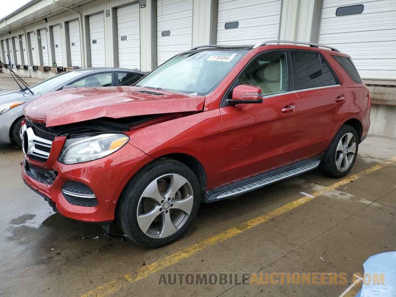 4JGDA5JB6GA803116 MERCEDES-BENZ GLE-CLASS 2016