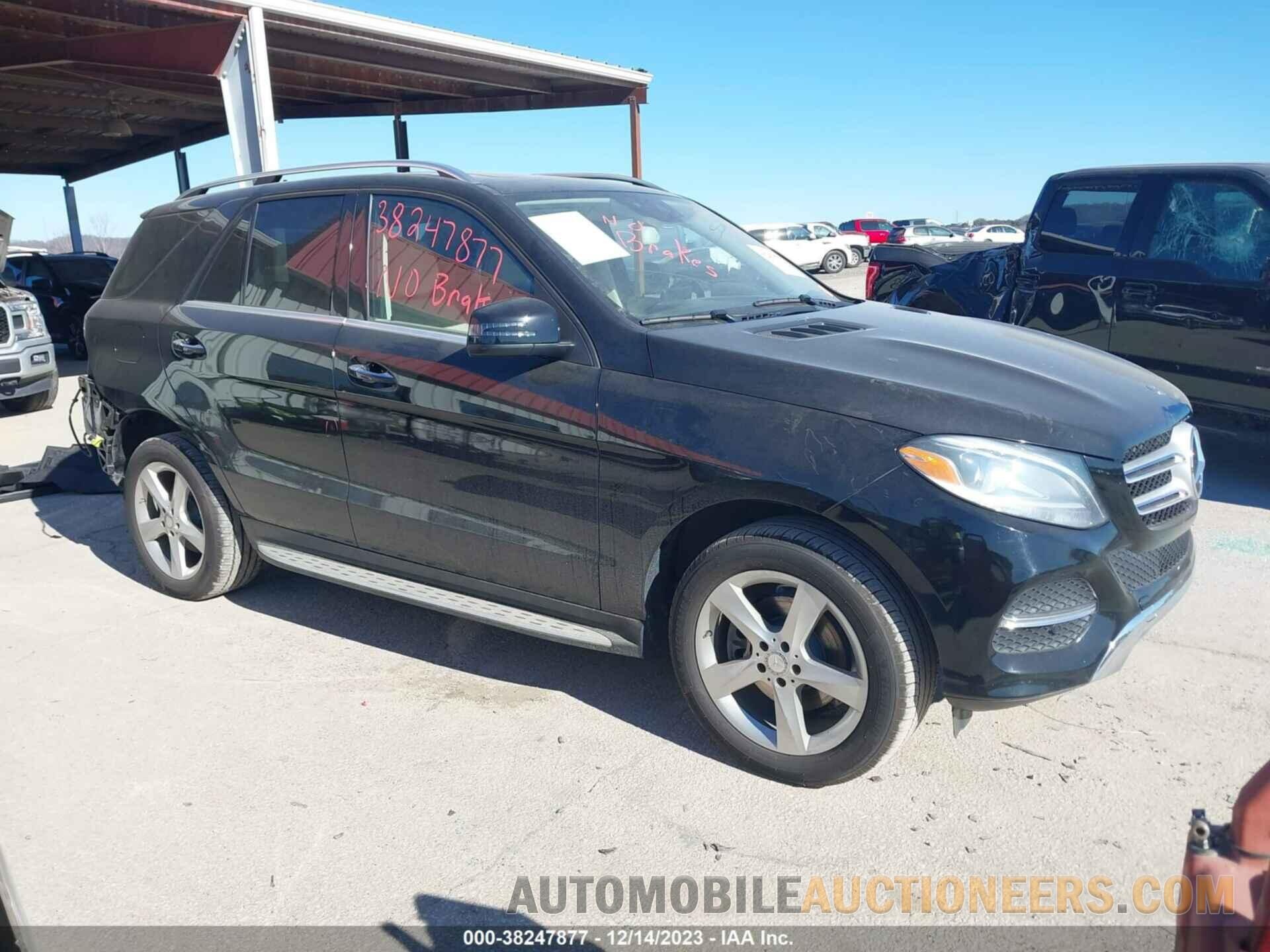 4JGDA5JB7GA735313 MERCEDES-BENZ GLE 350 2016