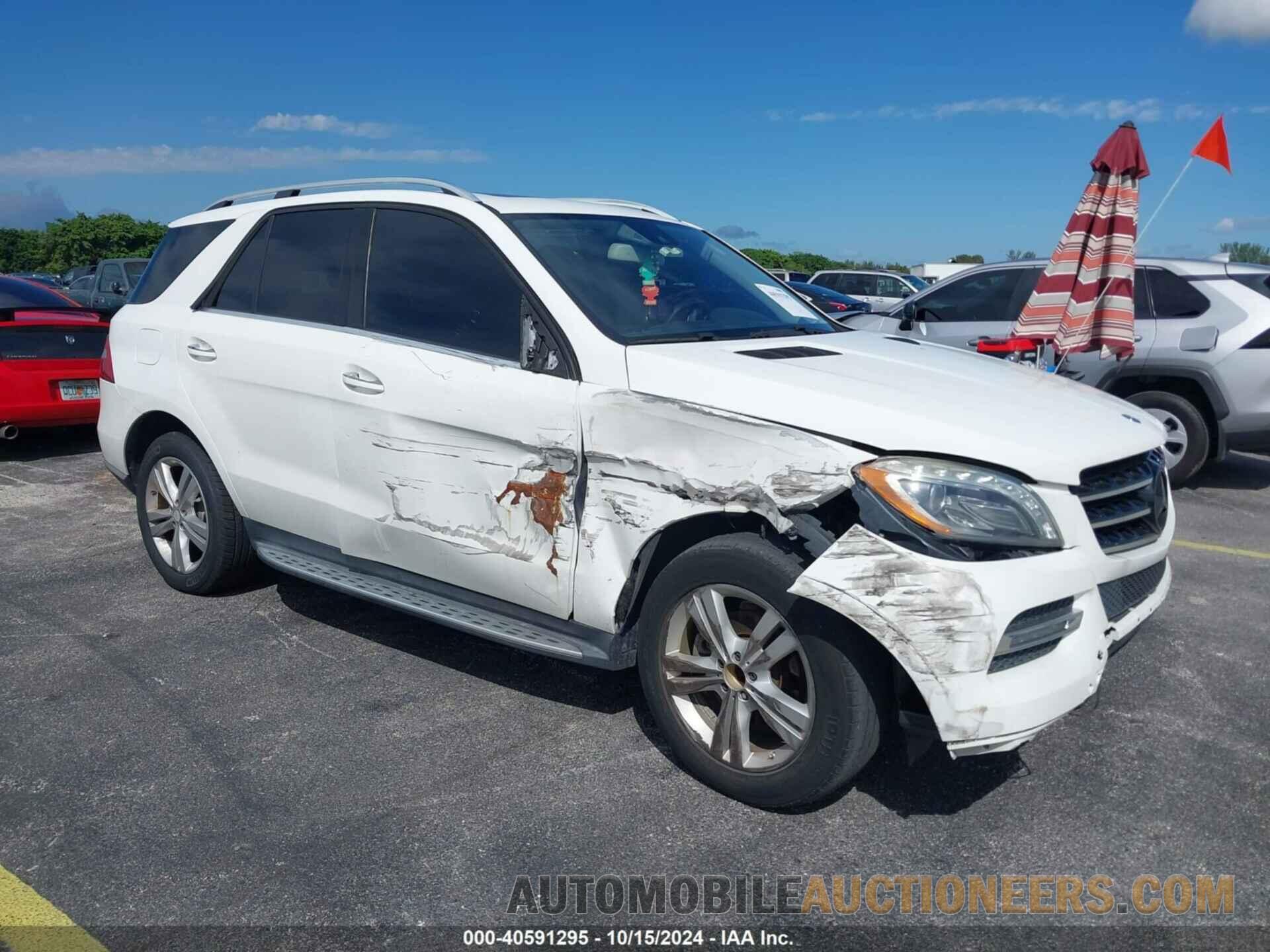 4JGDA5JB9FA590659 MERCEDES-BENZ ML 350 2015