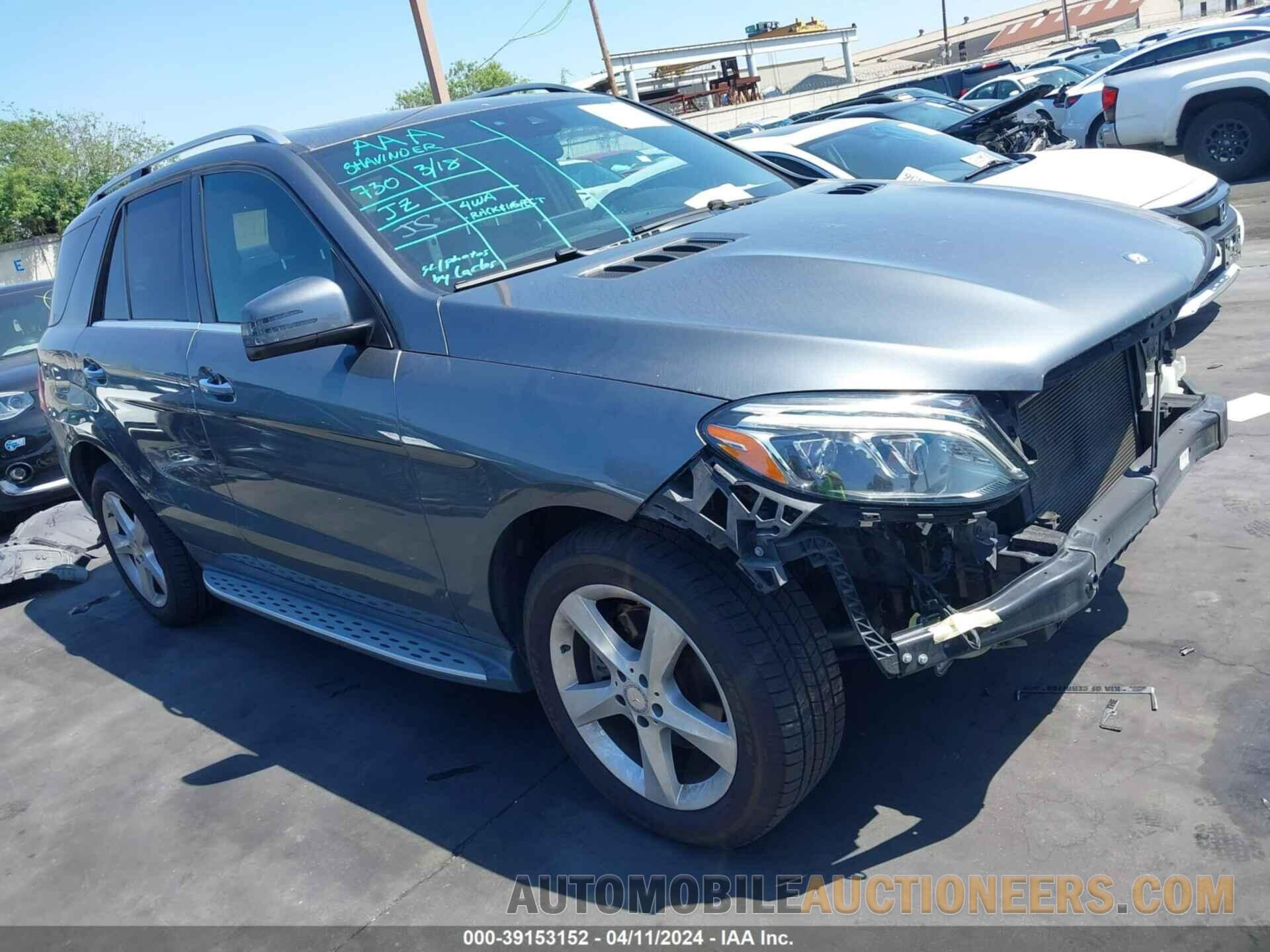 4JGDA5JB9HA864705 MERCEDES-BENZ GLE 350 2017