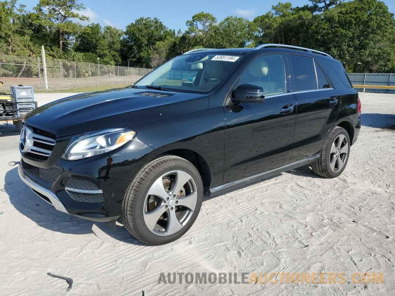 4JGDA5JBXGA781900 MERCEDES-BENZ GLE-CLASS 2016