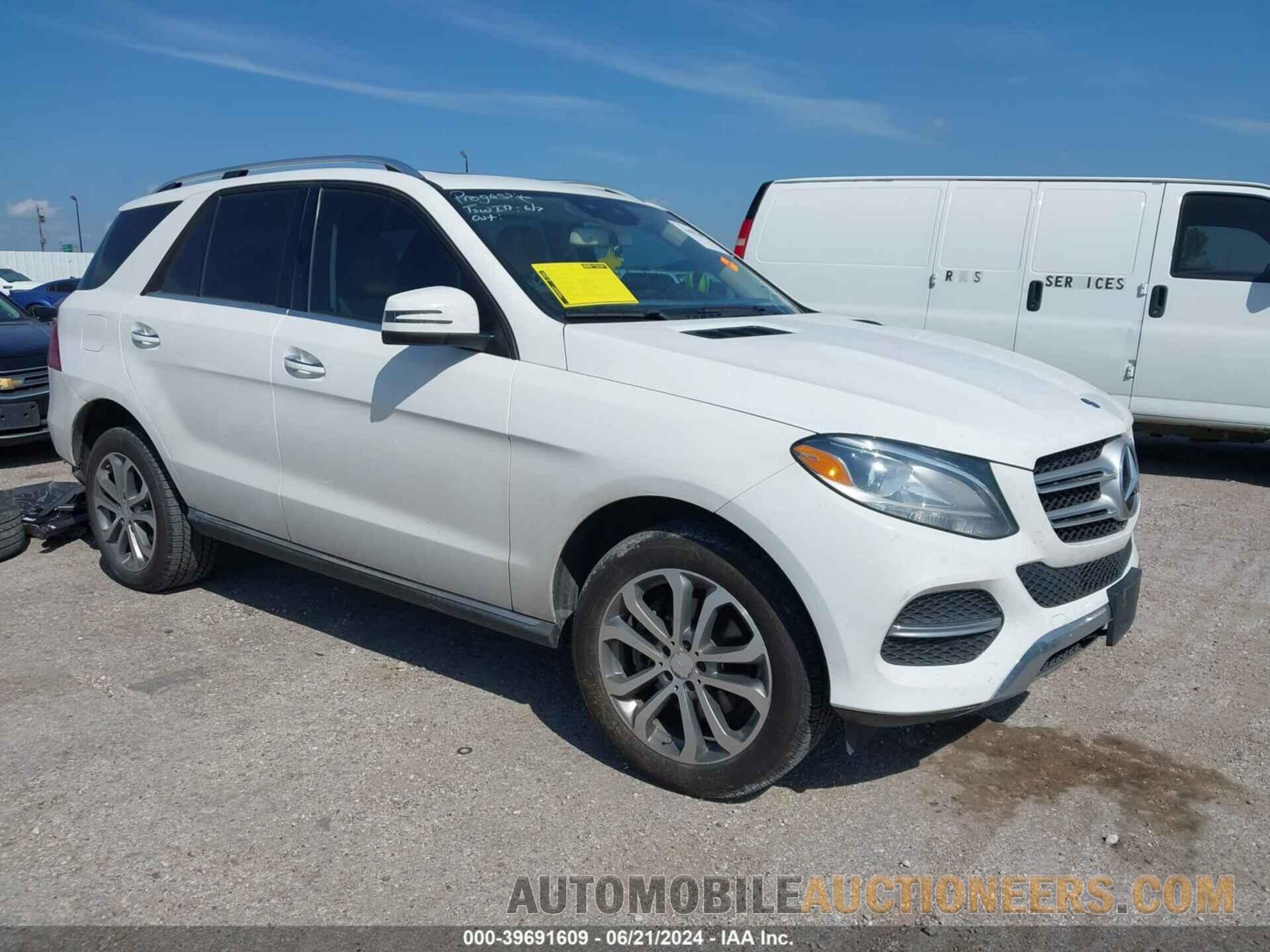 4JGDA5JBXGA784375 MERCEDES-BENZ GLE 350 2016