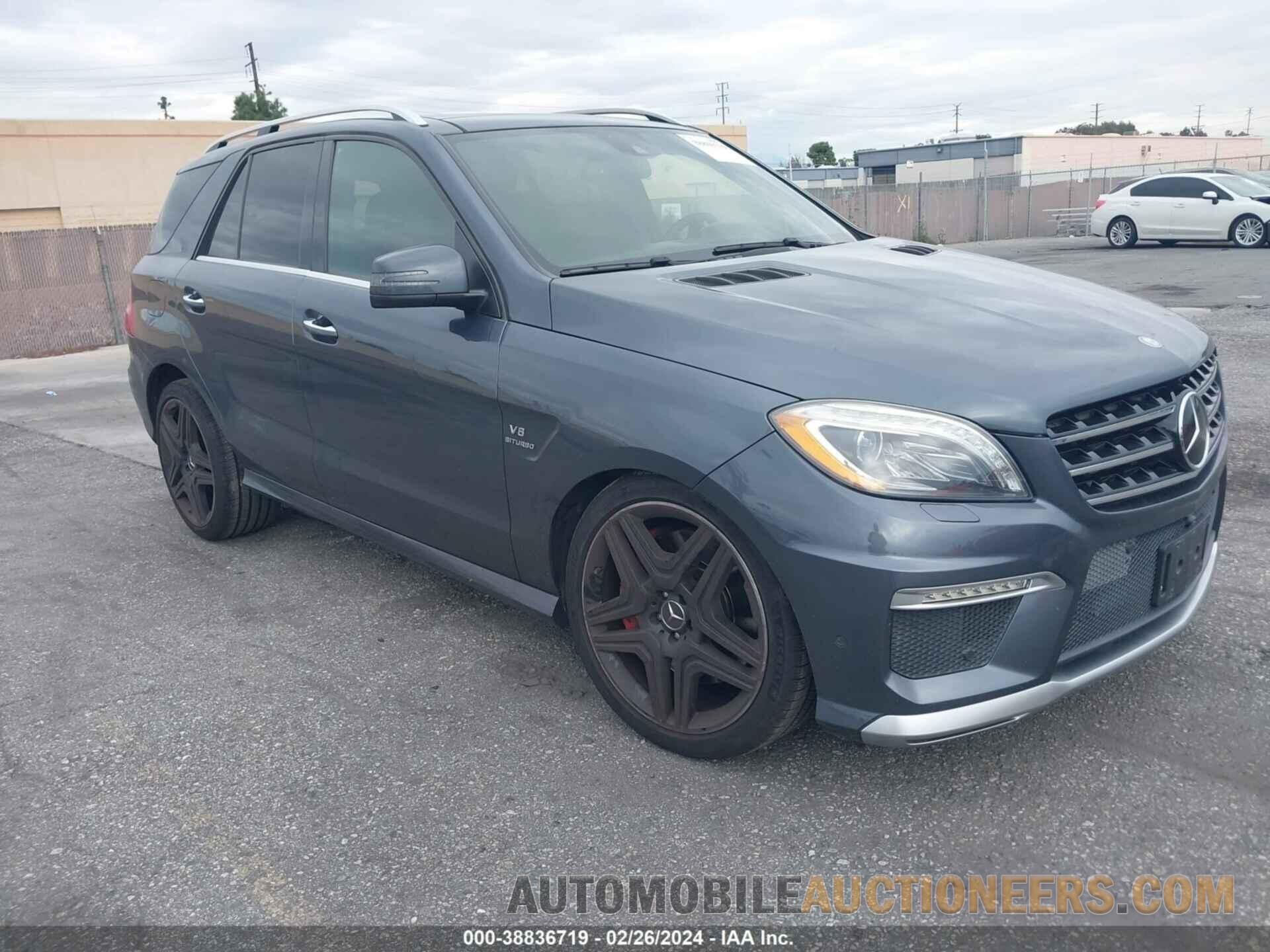 4JGDA7EB7FA567533 MERCEDES-BENZ ML 63 AMG 2015