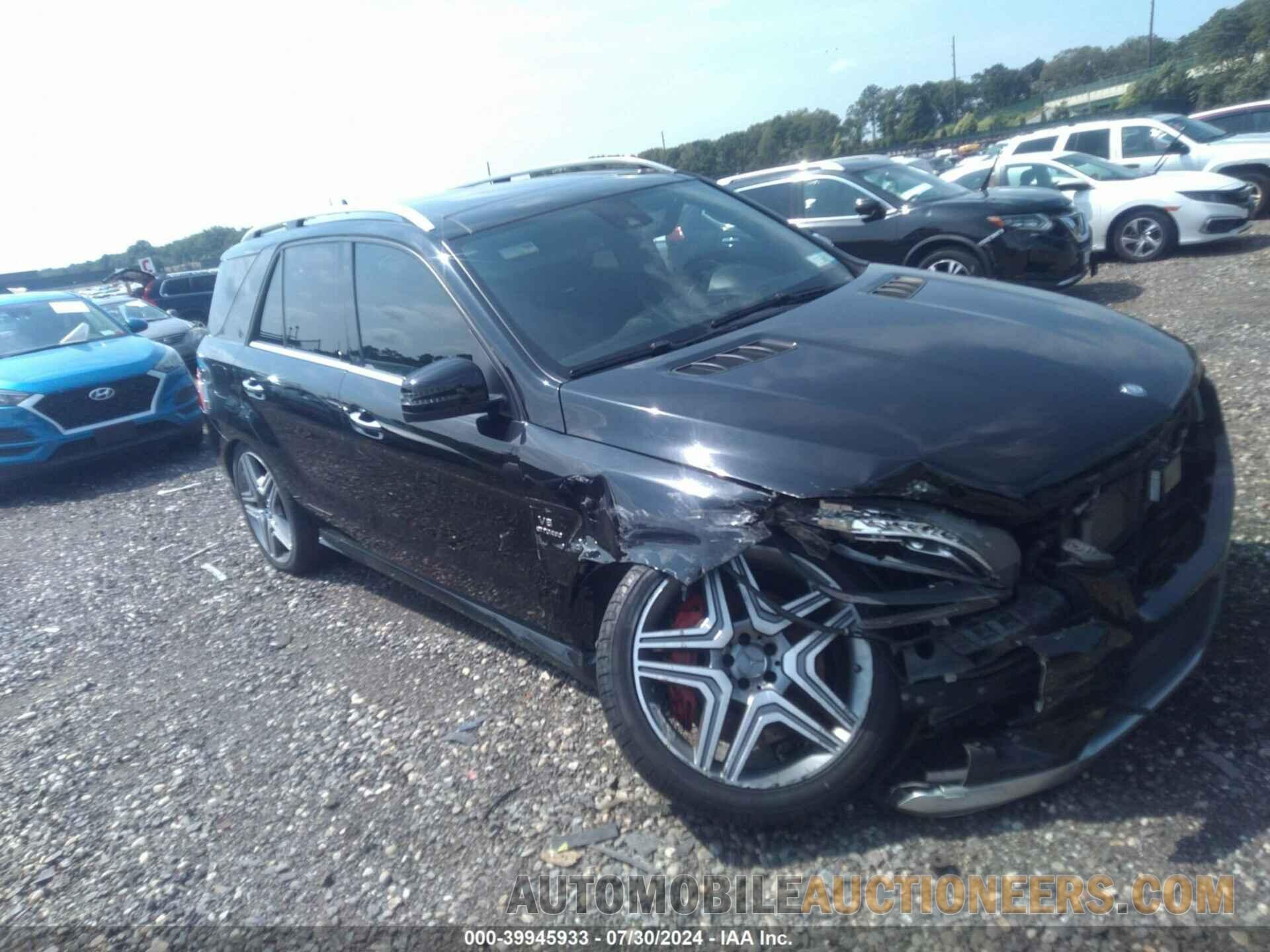 4JGDA7EB9FA554606 MERCEDES-BENZ ML 63 AMG 2015