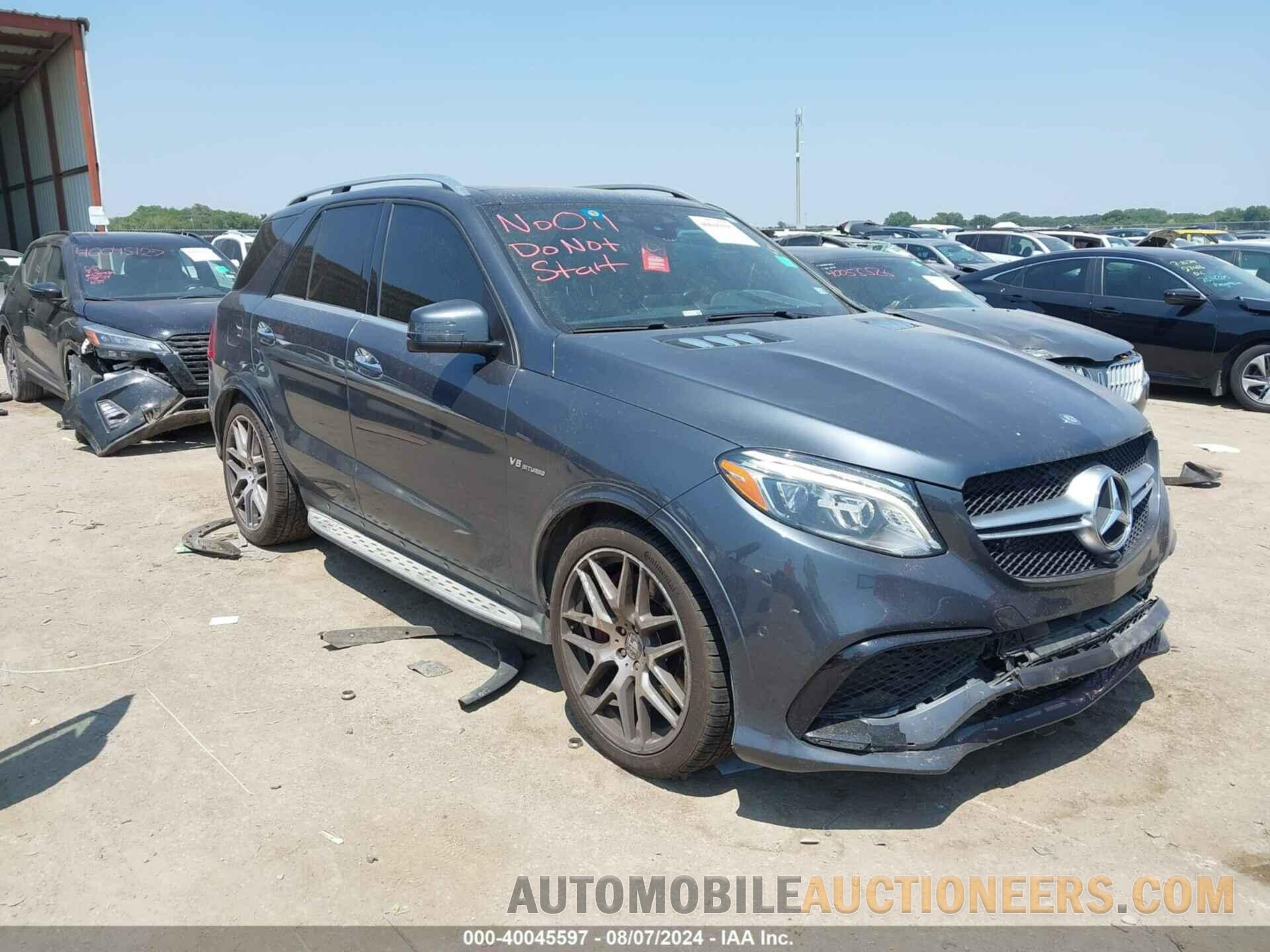 4JGDA7FB8GA760595 MERCEDES-BENZ GLE 2016