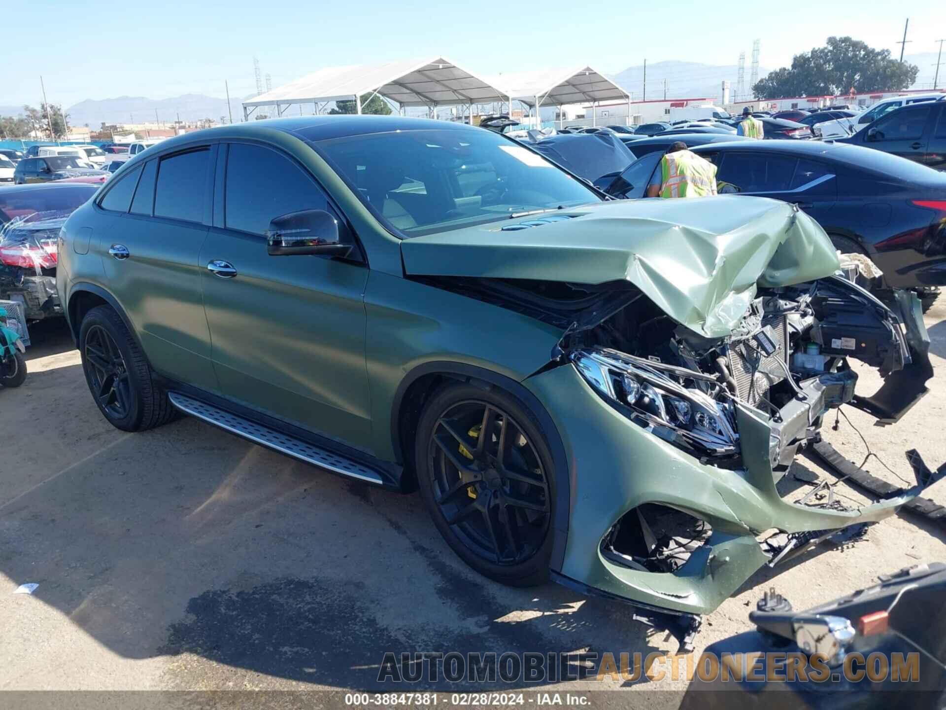 4JGED6EB0KA151162 MERCEDES-BENZ AMG GLE 43 COUPE 2019