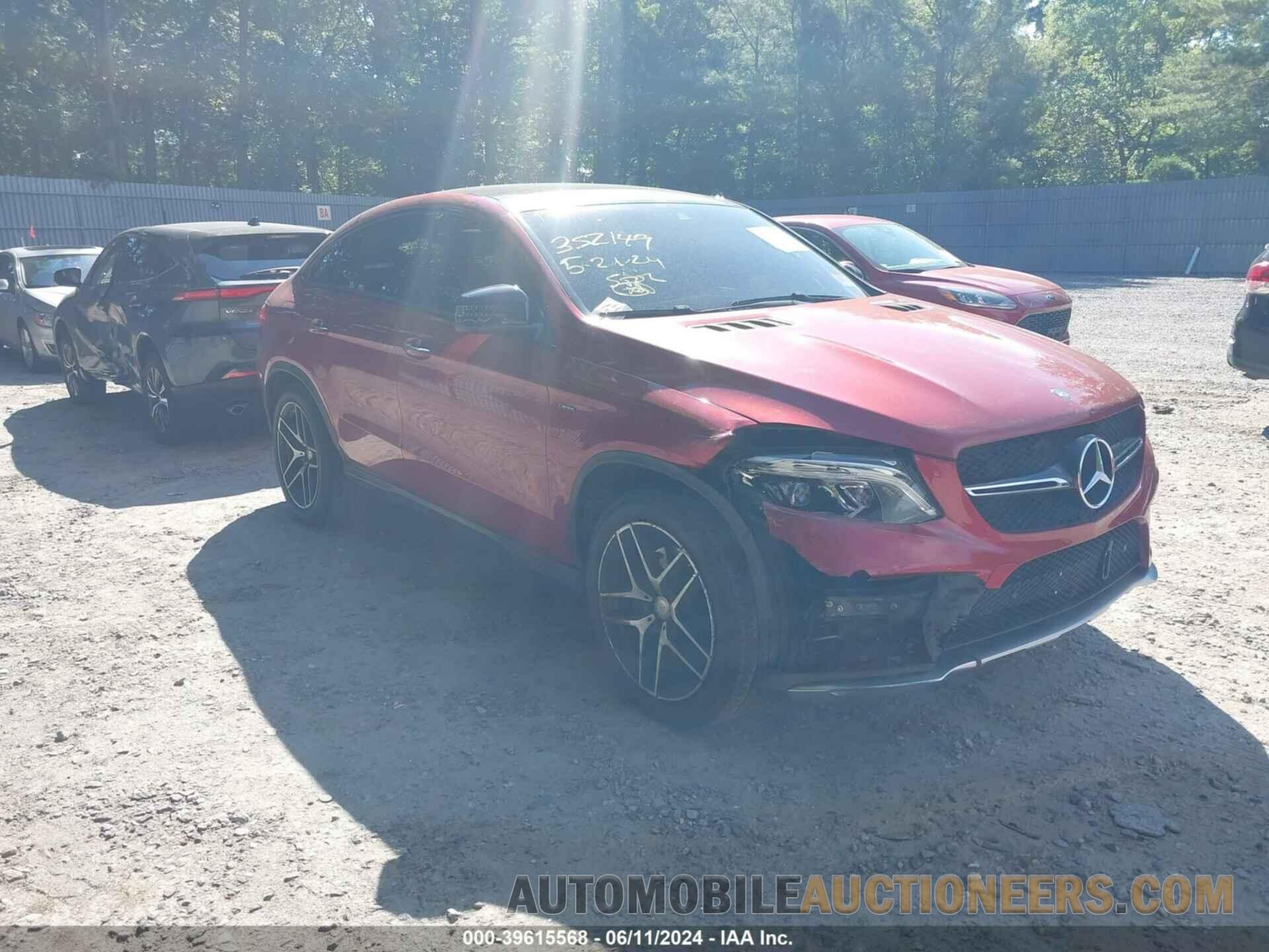 4JGED6EB1GA019423 MERCEDES-BENZ GLE 450 AMG COUPE 2016