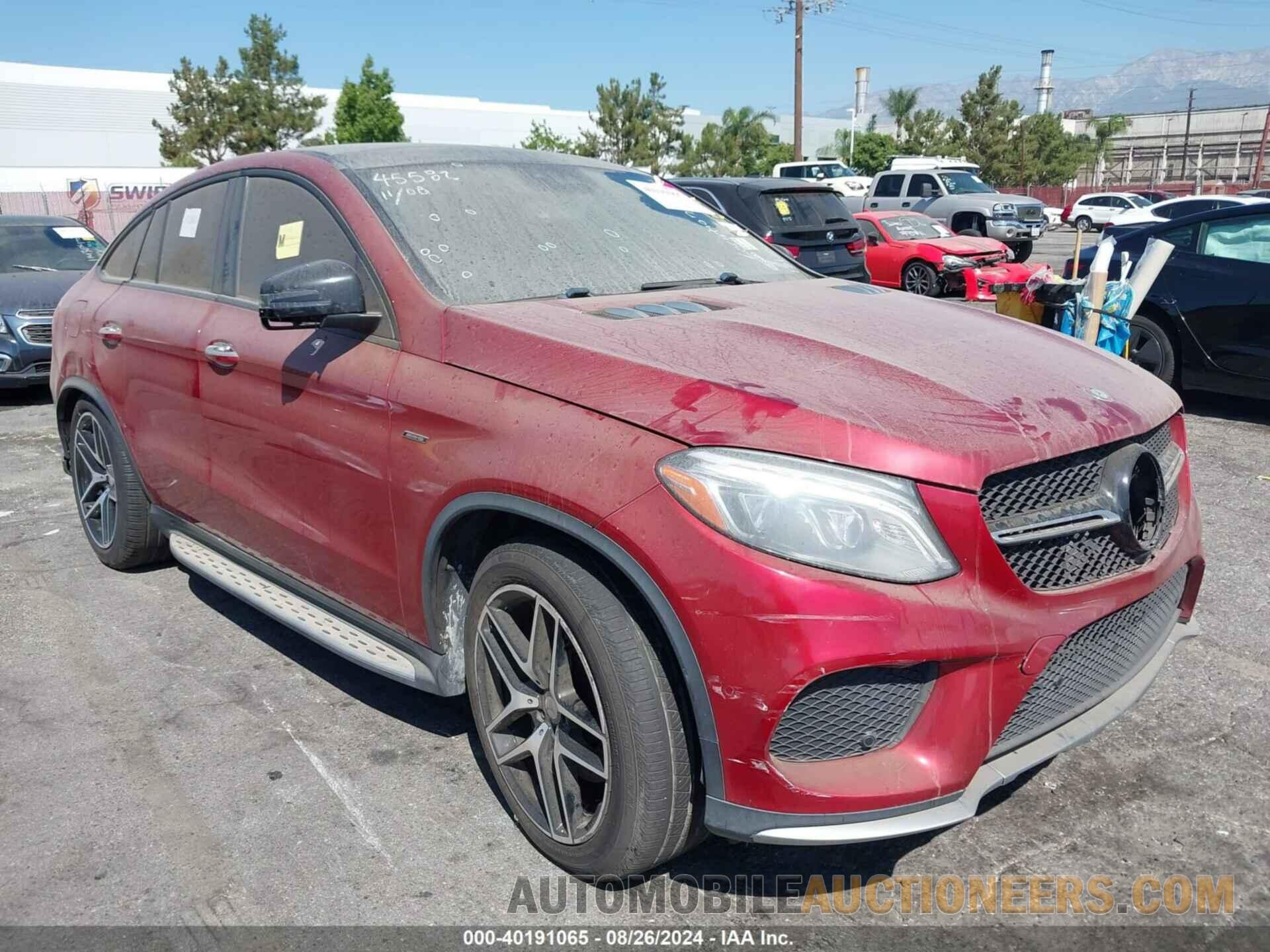 4JGED6EB1GA040708 MERCEDES-BENZ GLE 450 AMG COUPE 2016