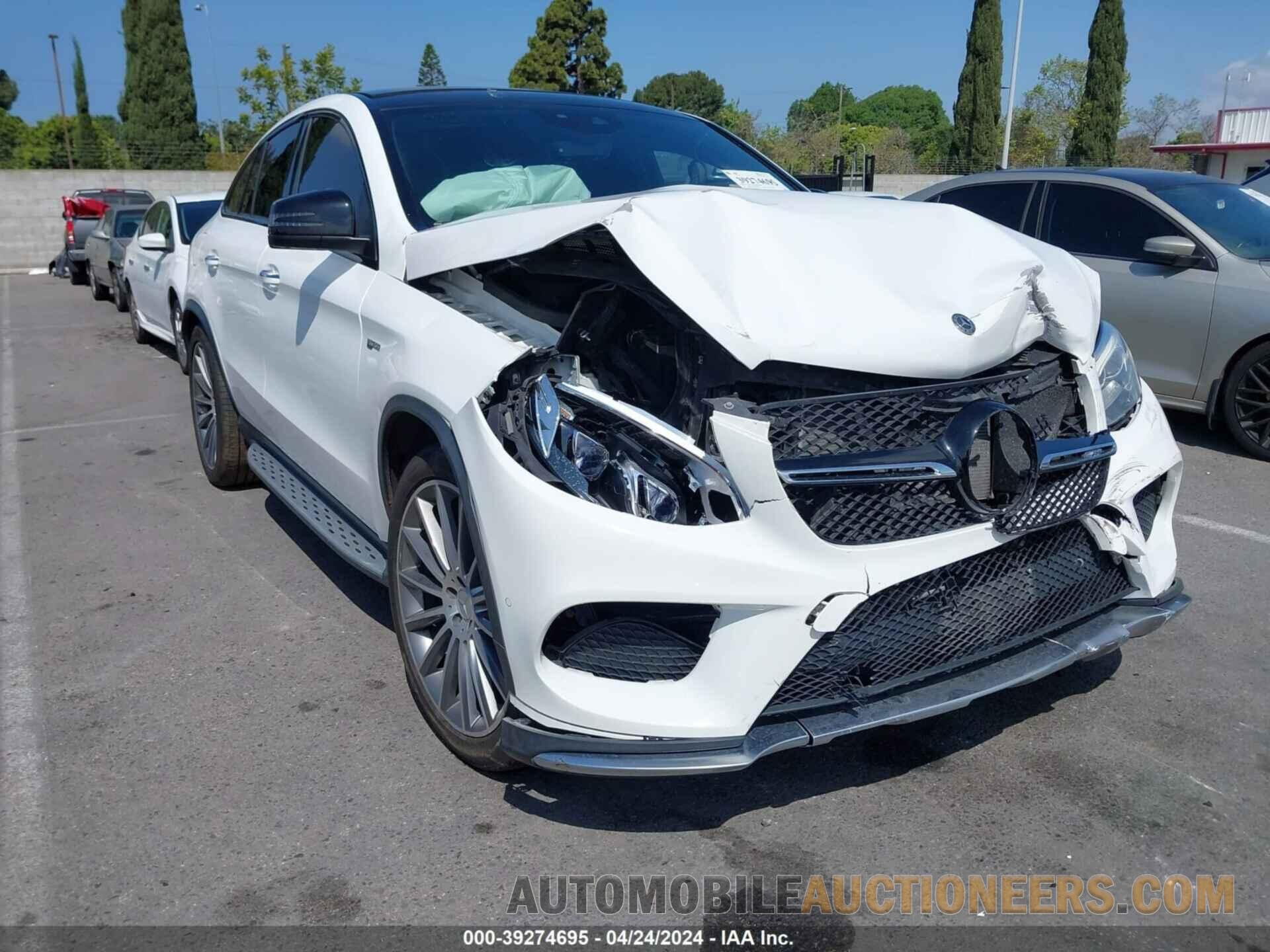 4JGED6EB2HA078997 MERCEDES-BENZ AMG GLE 43 COUPE 2017