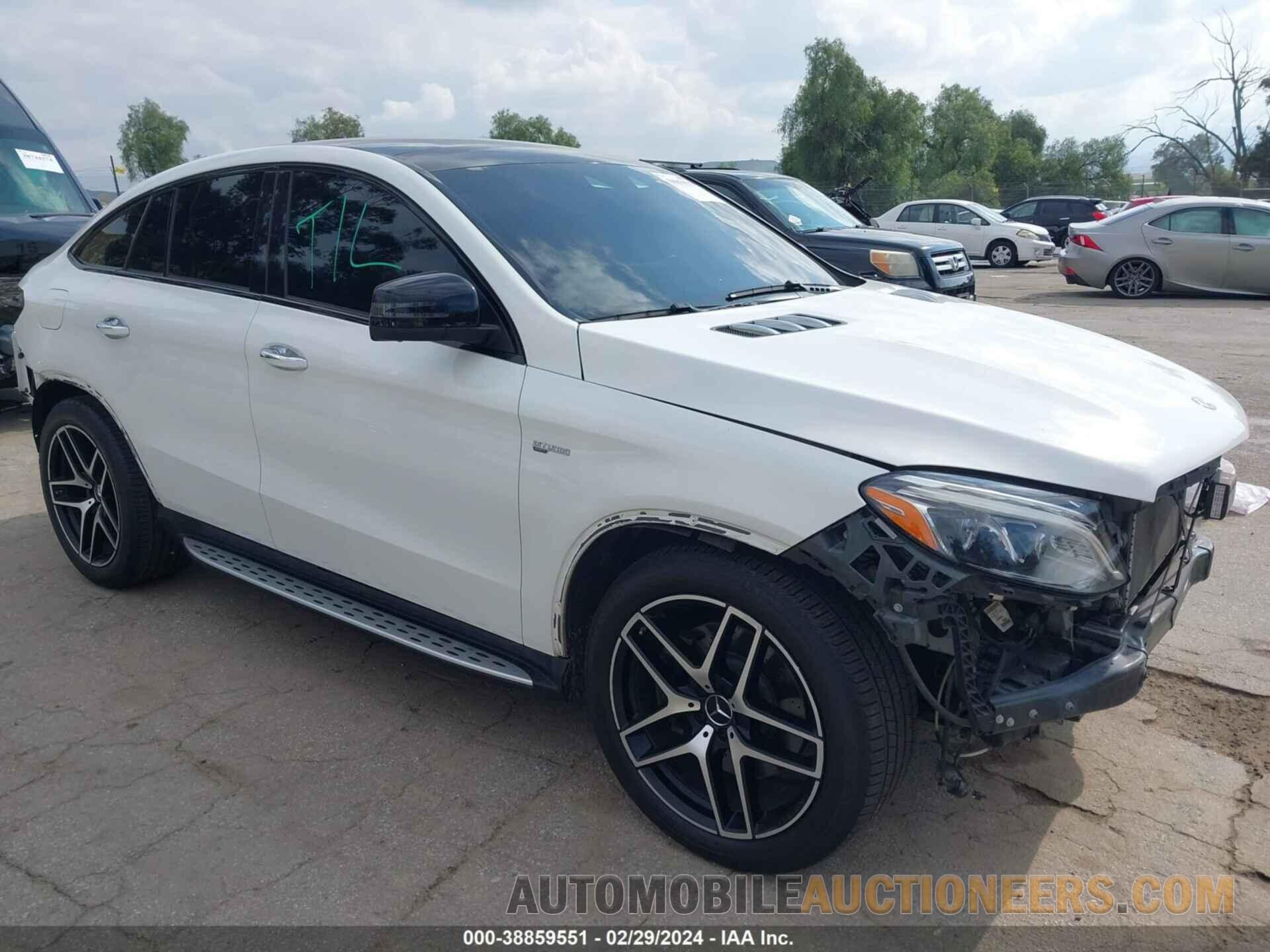 4JGED6EB9KA153282 MERCEDES-BENZ AMG GLE 43 COUPE 2019