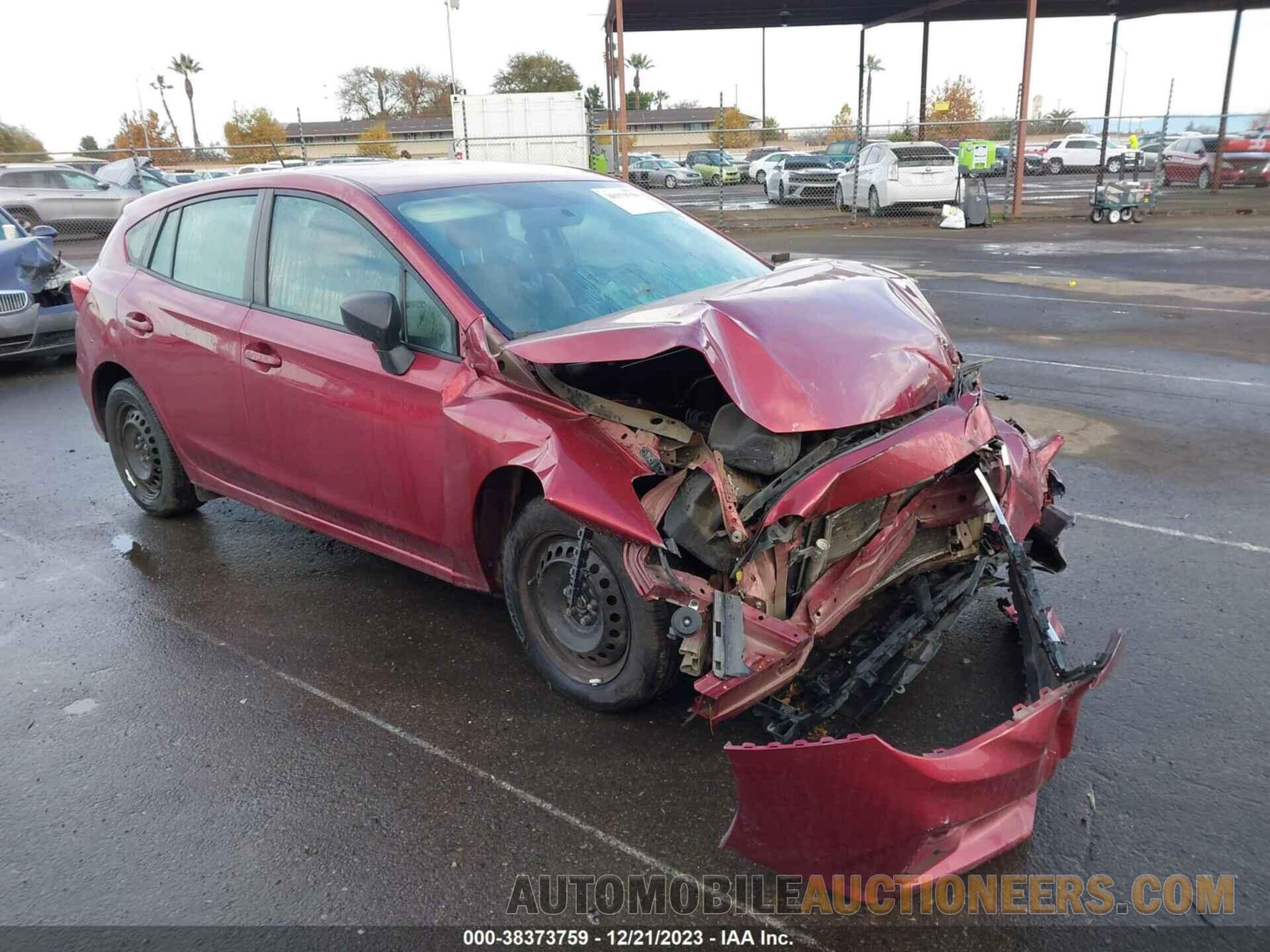 4S3GTAA62J3742172 SUBARU IMPREZA 2018