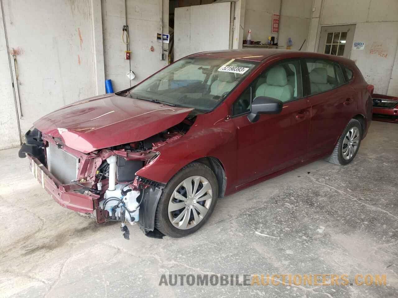 4S3GTAA63J3705020 SUBARU IMPREZA 2018