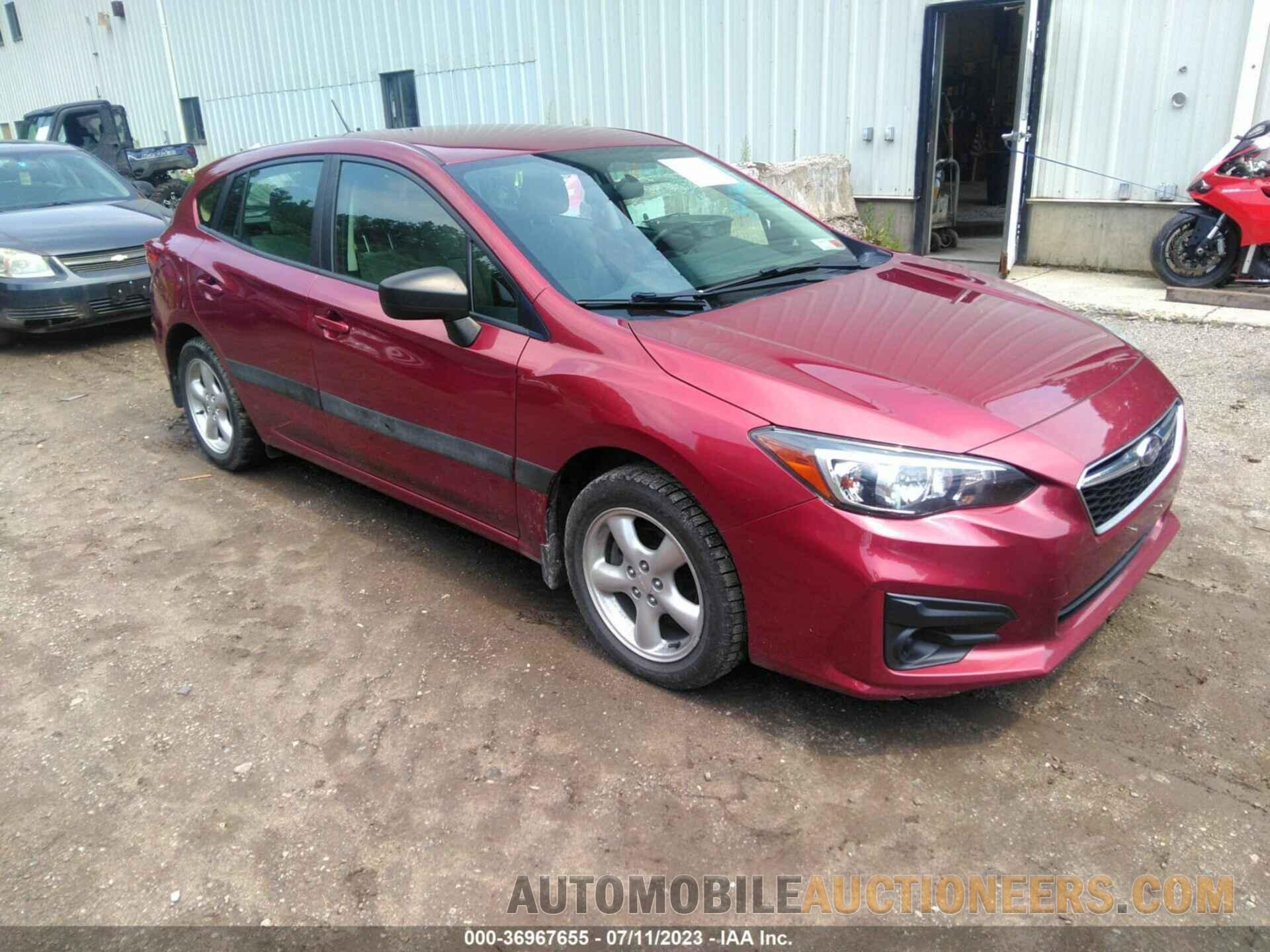 4S3GTAA67J1743698 SUBARU IMPREZA 2018