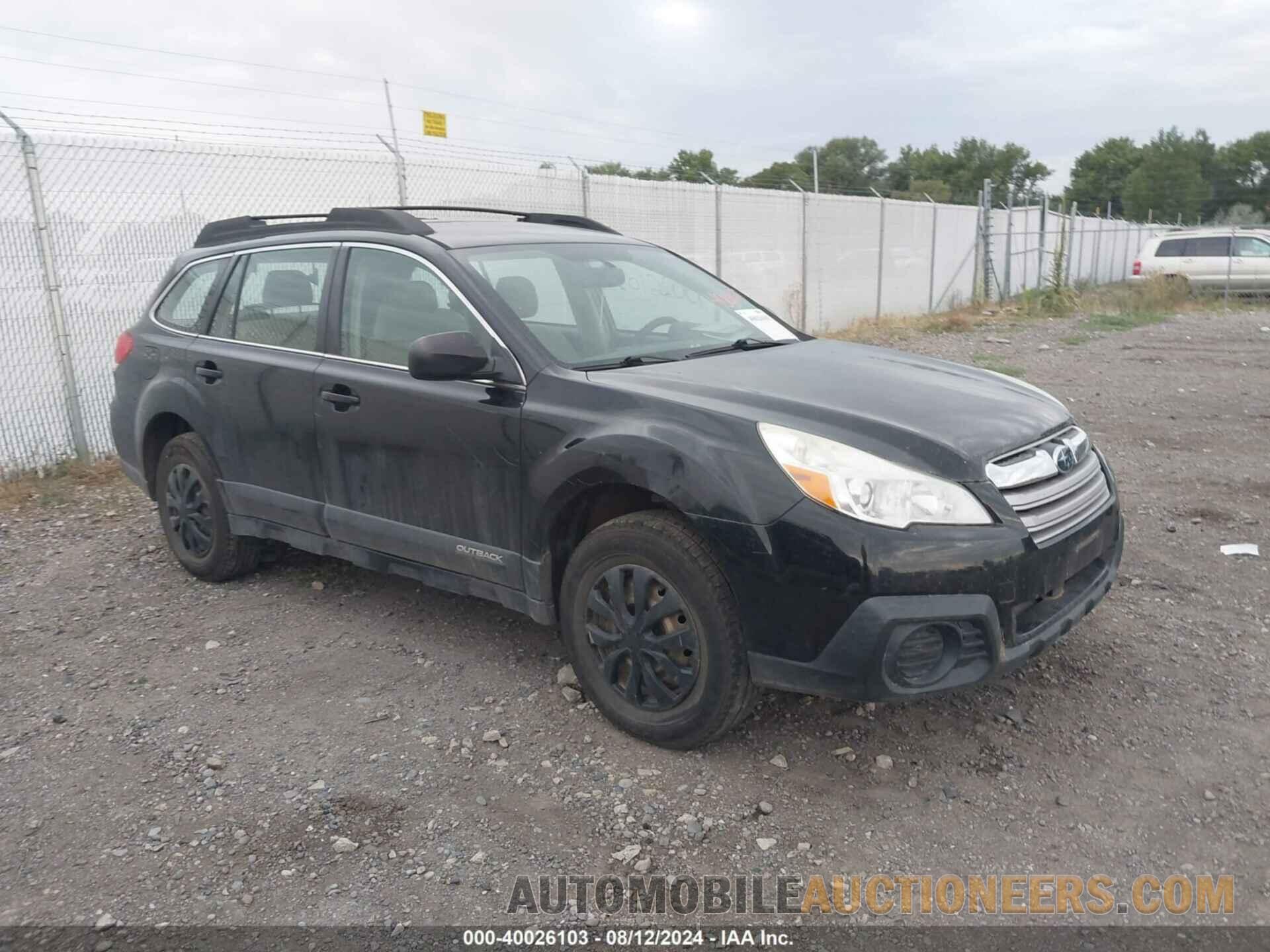 4S4BRBACXD1304709 SUBARU OUTBACK 2013