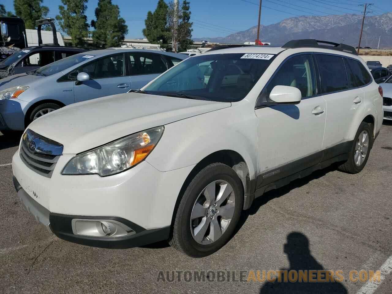 4S4BRBLC6C3230432 SUBARU OUTBACK 2012