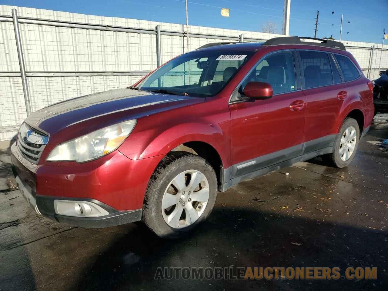 4S4BRDLC7B2366861 SUBARU OUTBACK 2011