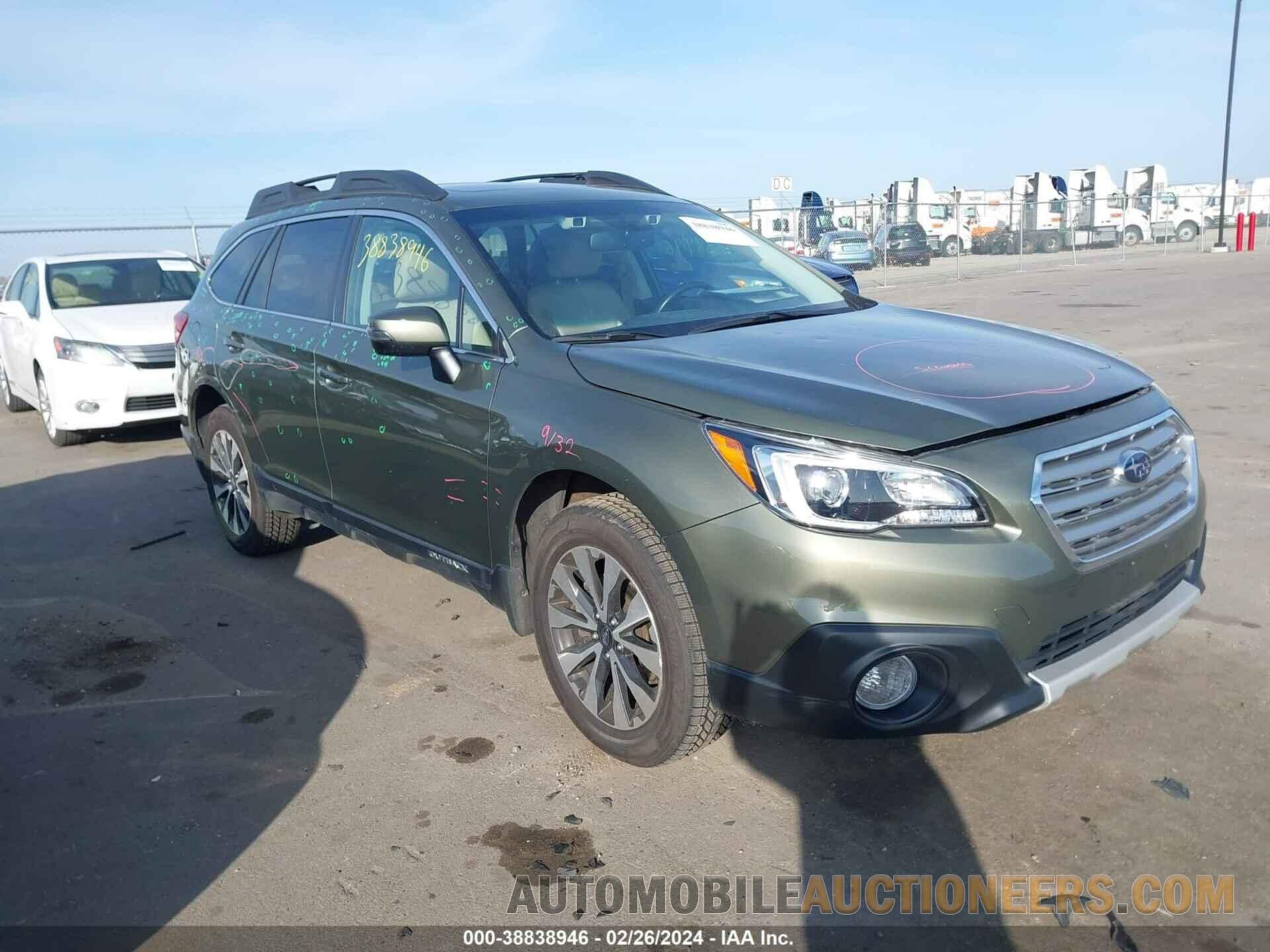 4S4BSBNC2G3342443 SUBARU OUTBACK 2016