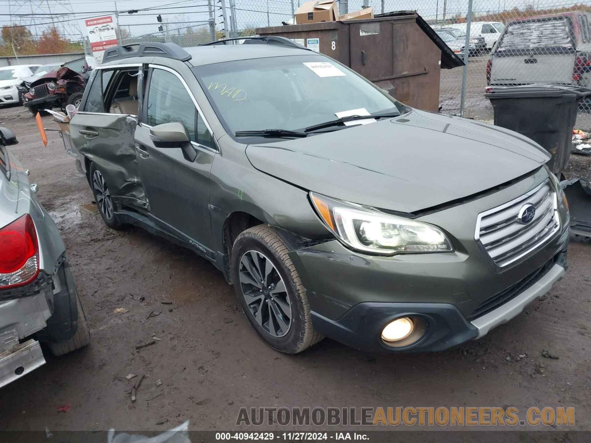 4S4BSEJC5G3331590 SUBARU OUTBACK 2016