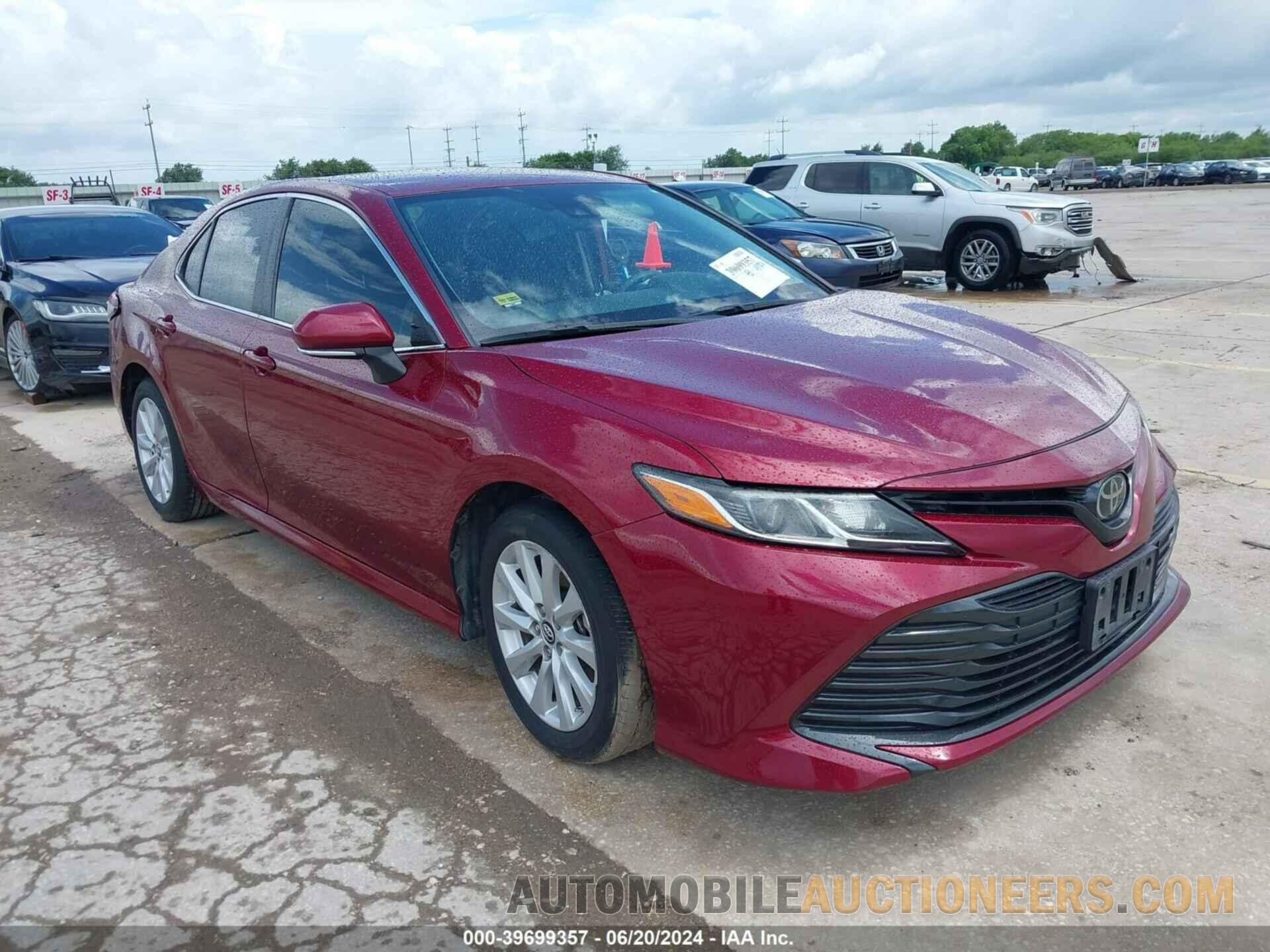 4T1B11HK2KU837759 TOYOTA CAMRY 2019