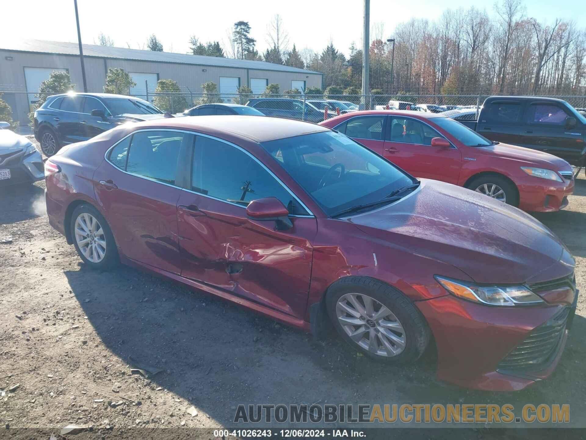 4T1B11HK4KU732804 TOYOTA CAMRY 2019