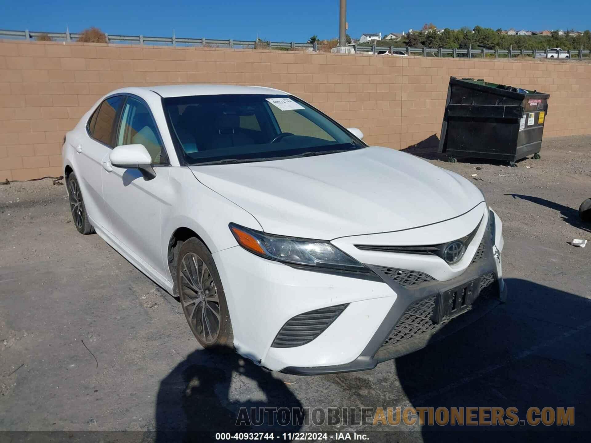 4T1B11HK6KU161249 TOYOTA CAMRY 2019