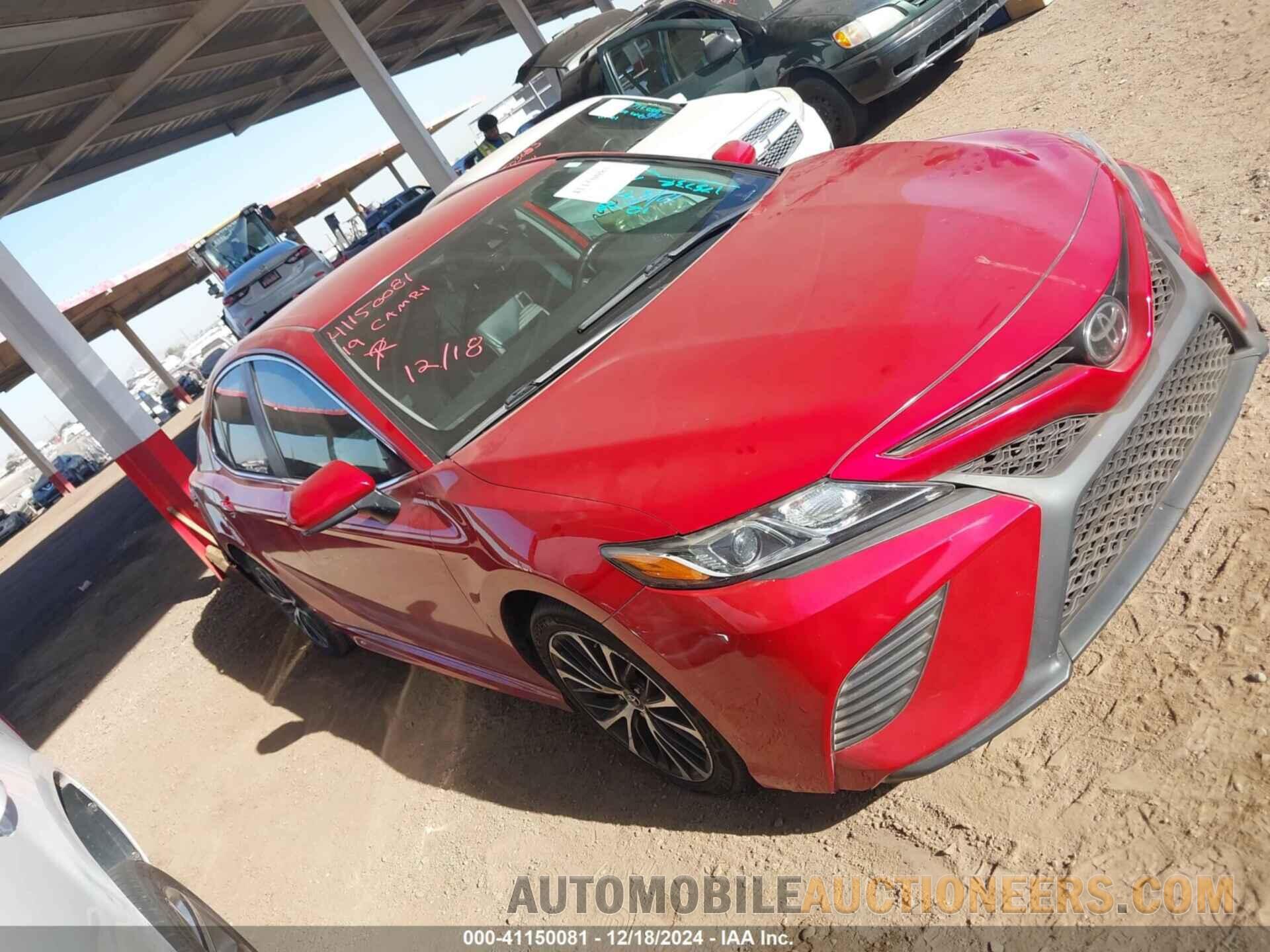 4T1B11HK6KU175734 TOYOTA CAMRY 2019