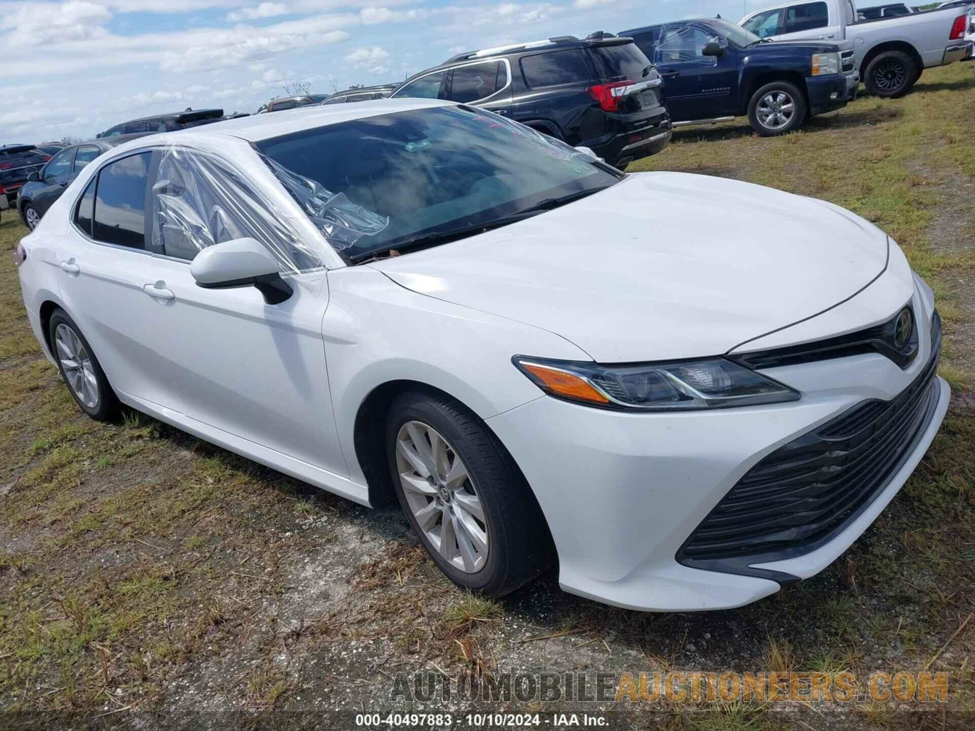 4T1B11HK6KU698476 TOYOTA CAMRY 2019