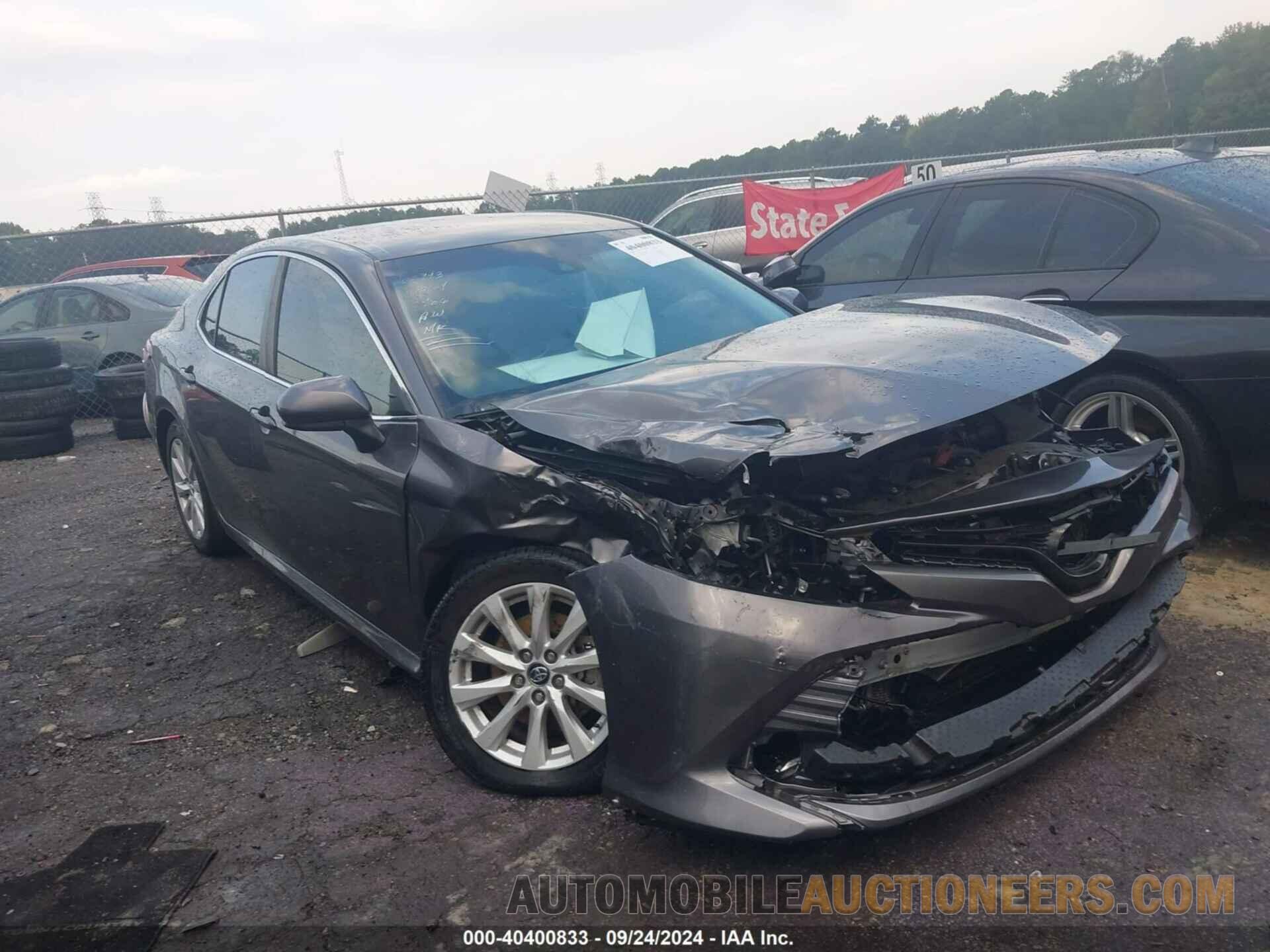 4T1B11HK7KU290486 TOYOTA CAMRY 2019