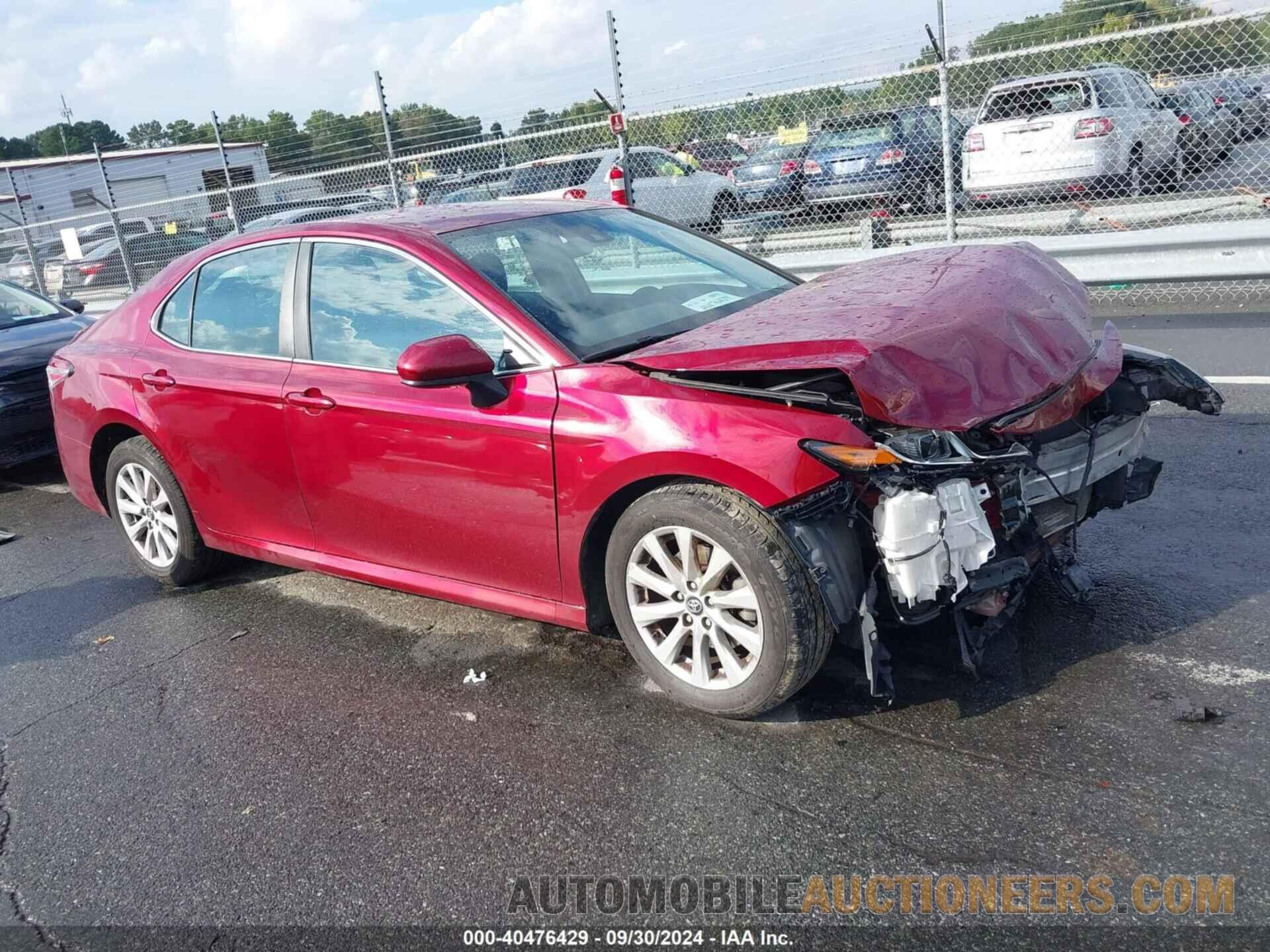 4T1B11HK7KU712112 TOYOTA CAMRY 2019