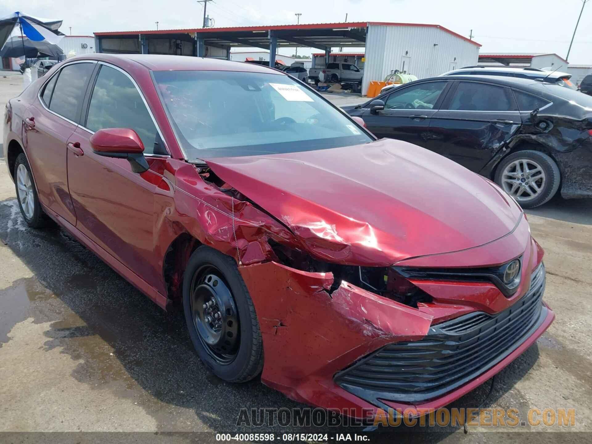 4T1B11HK7KU821184 TOYOTA CAMRY 2019