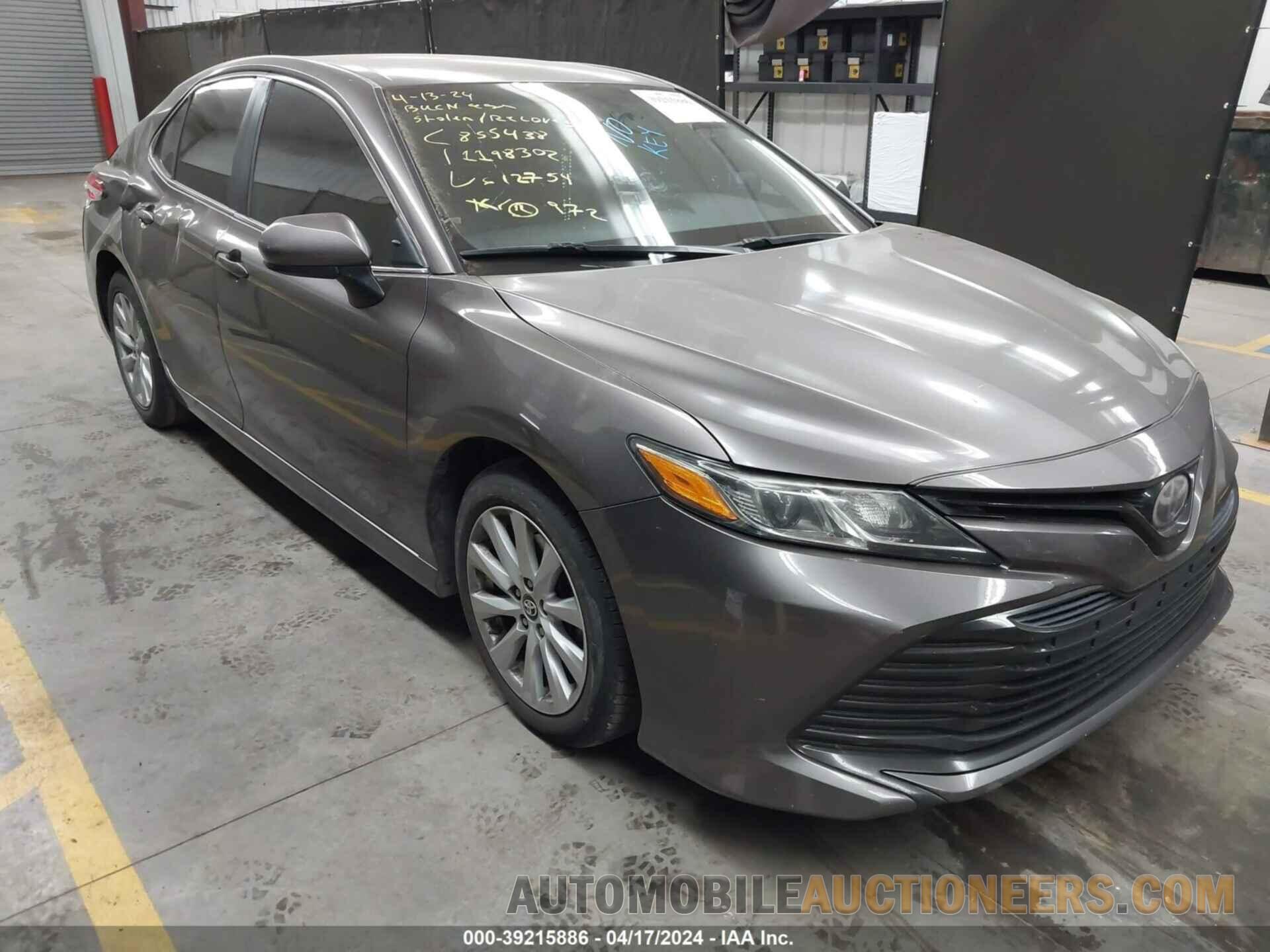 4T1B11HK9JU612754 TOYOTA CAMRY 2018