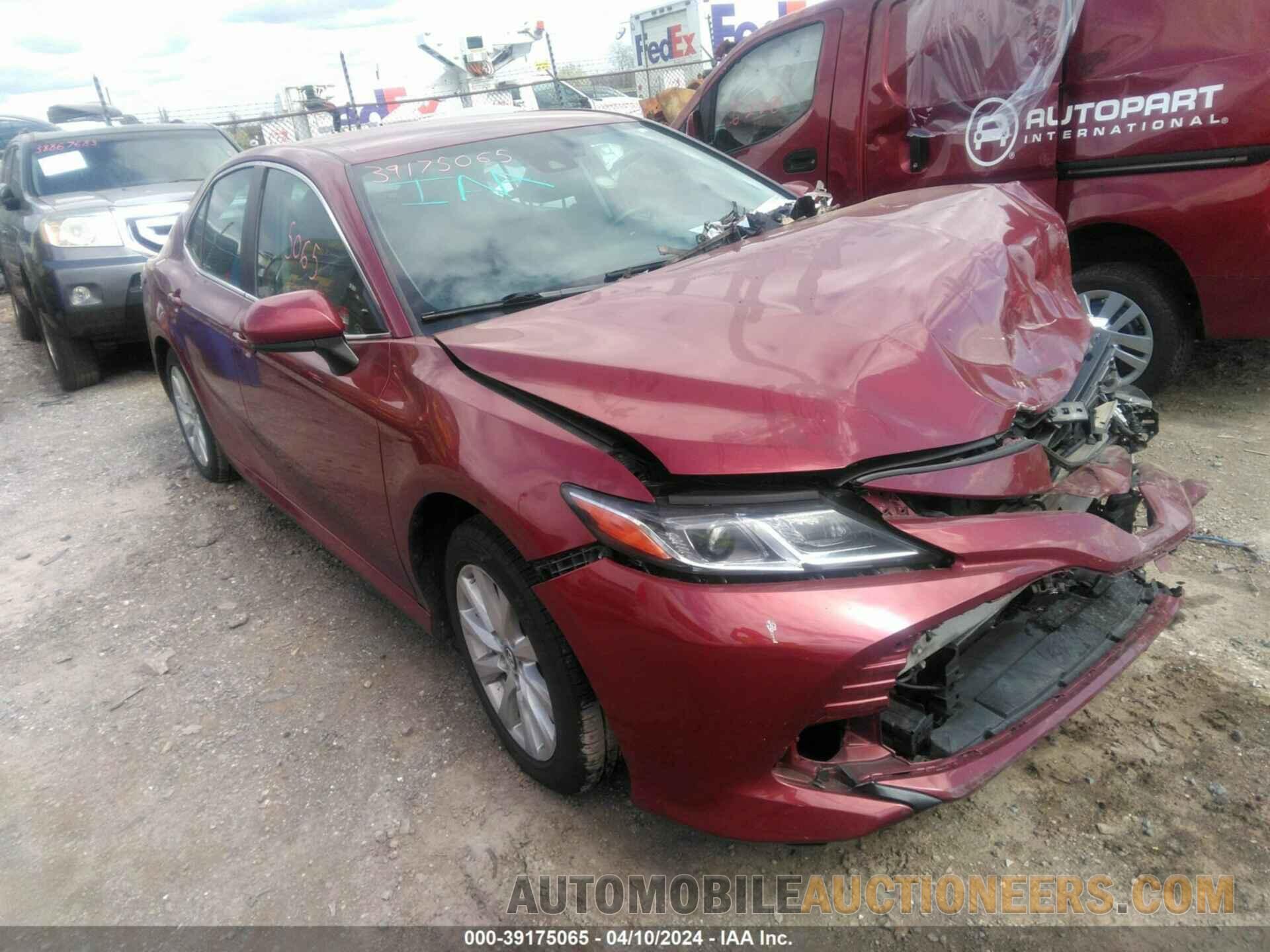 4T1B11HK9KU718204 TOYOTA CAMRY 2019