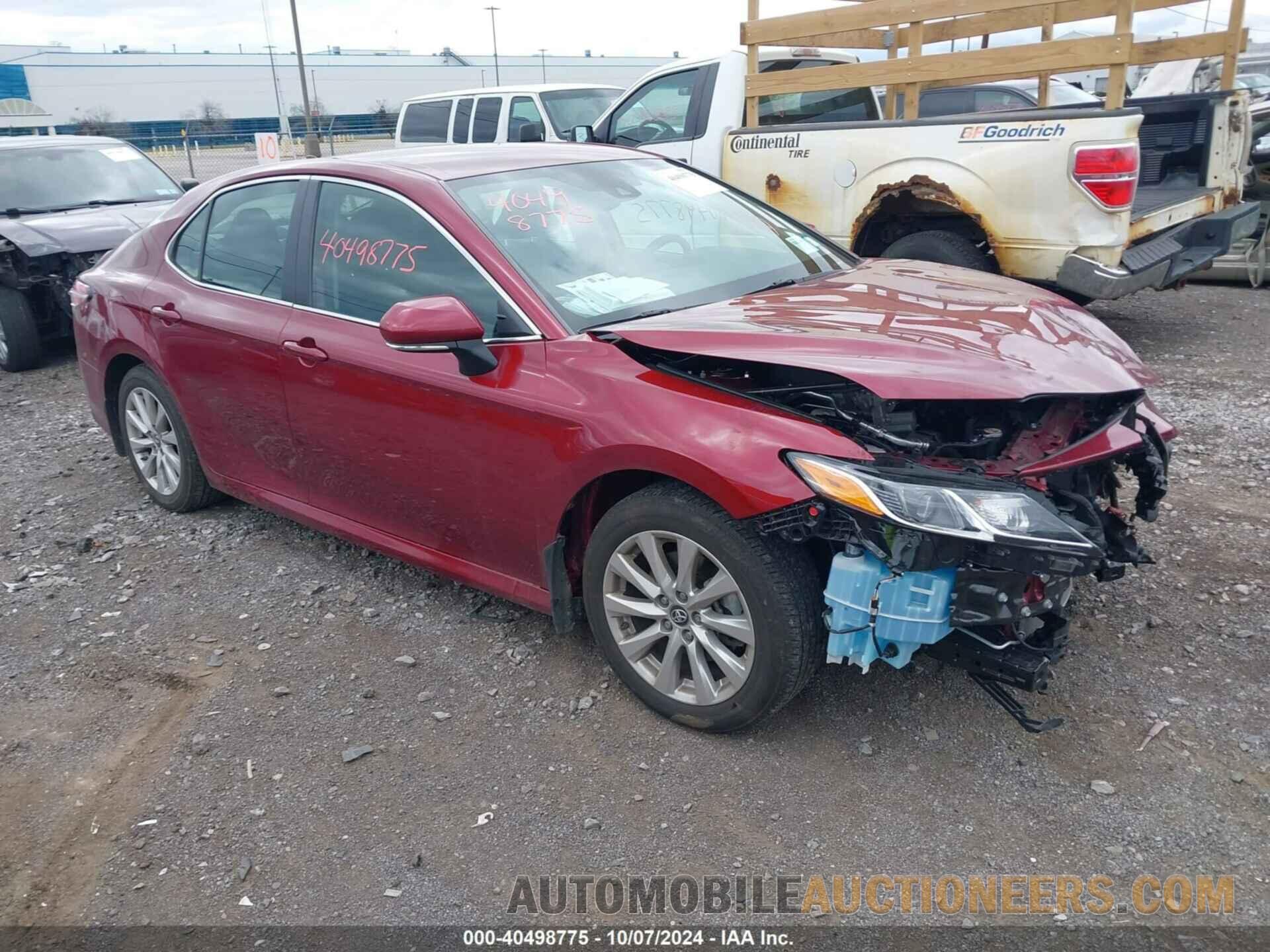 4T1B11HK9KU808646 TOYOTA CAMRY 2019