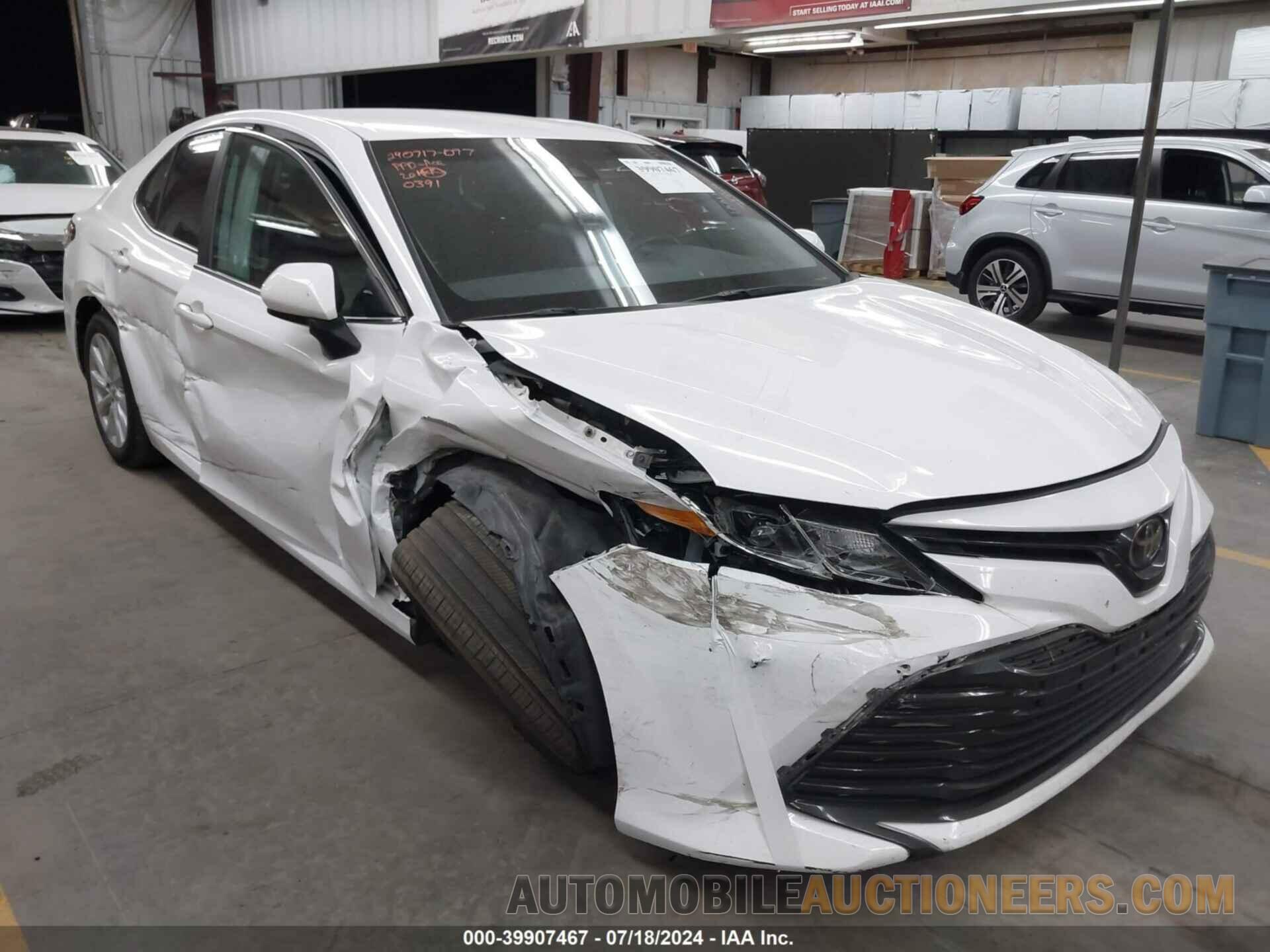 4T1B11HKXKU240391 TOYOTA CAMRY 2019