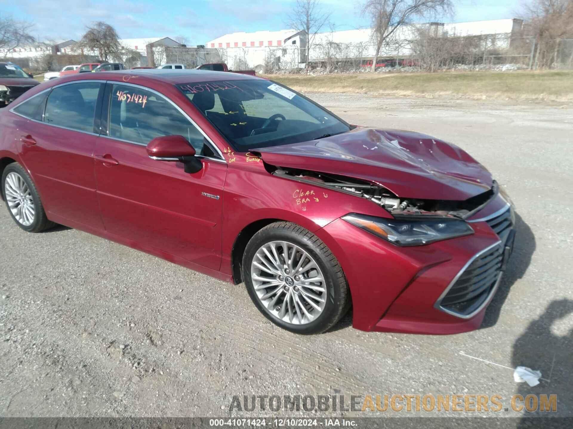 4T1B21FB5KU001864 TOYOTA AVALON HYBRID 2019