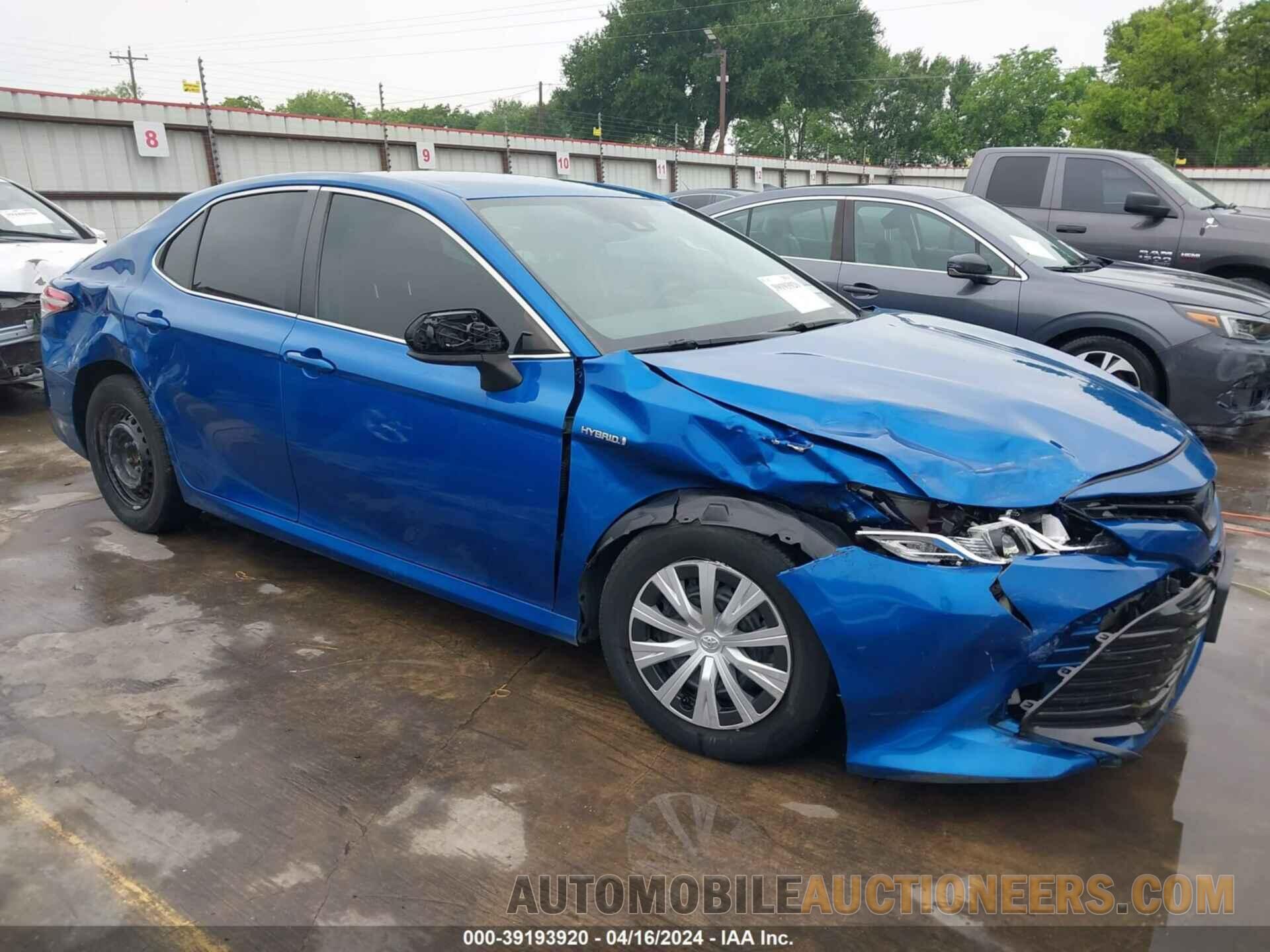 4T1B31HK1KU006392 TOYOTA CAMRY HYBRID 2019