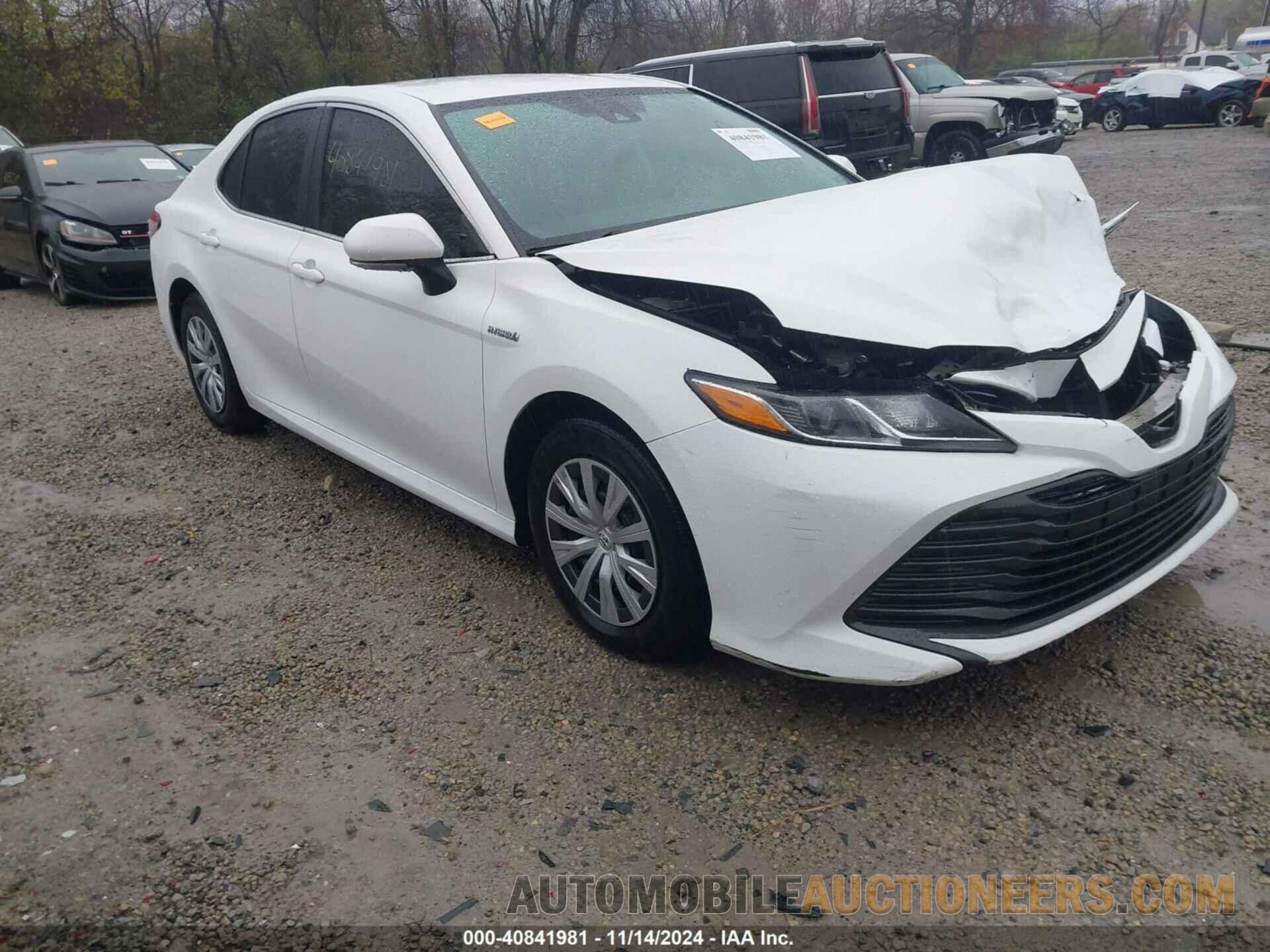 4T1B31HK3KU511656 TOYOTA CAMRY HYBRID 2019