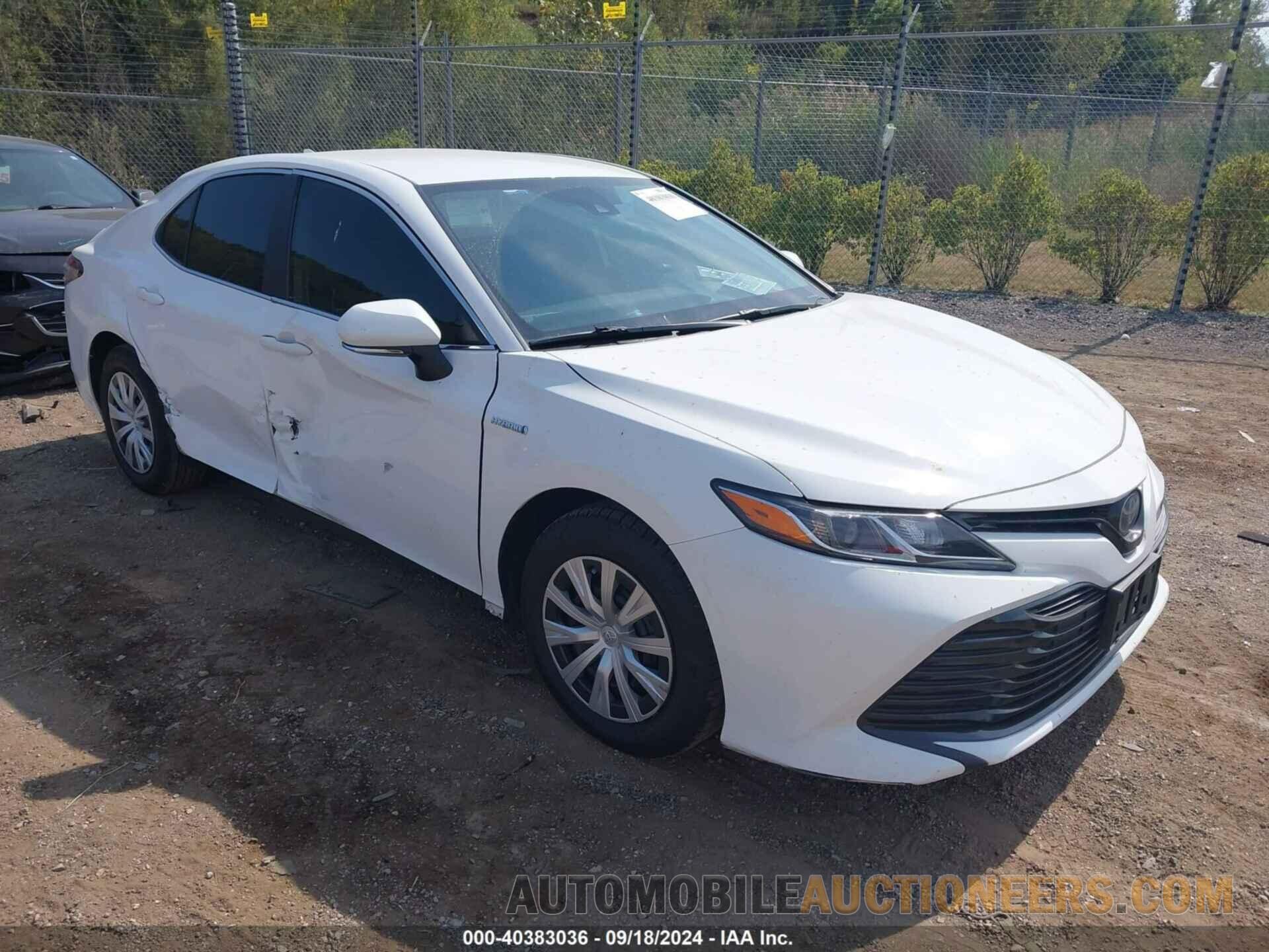 4T1B31HK6KU513692 TOYOTA CAMRY HYBRID 2019