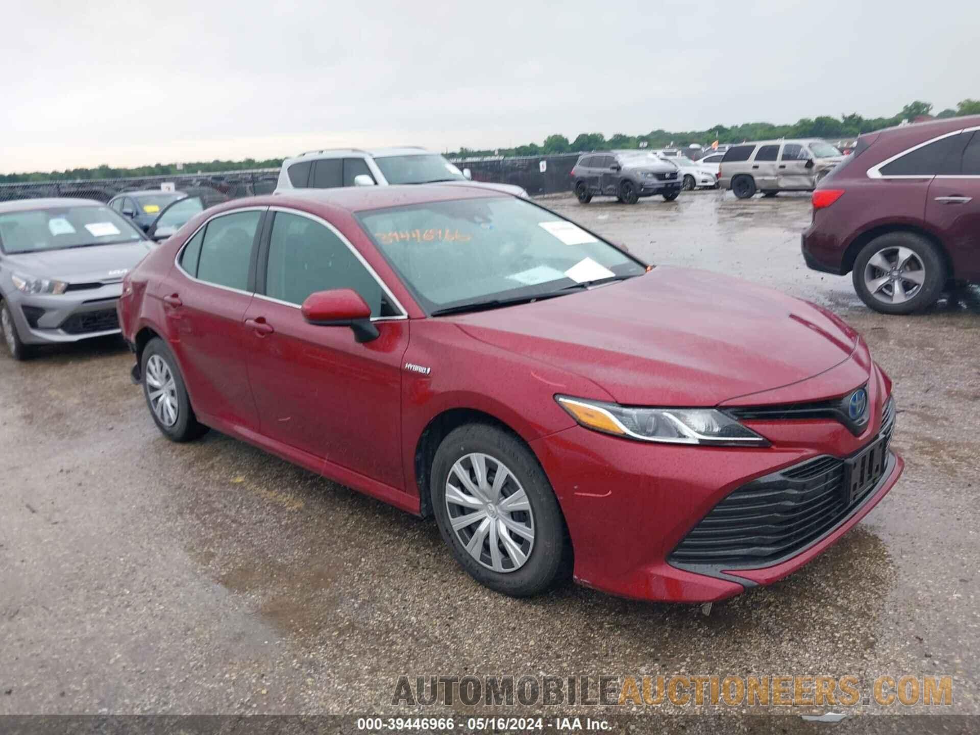 4T1B31HK7KU516780 TOYOTA CAMRY HYBRID 2019