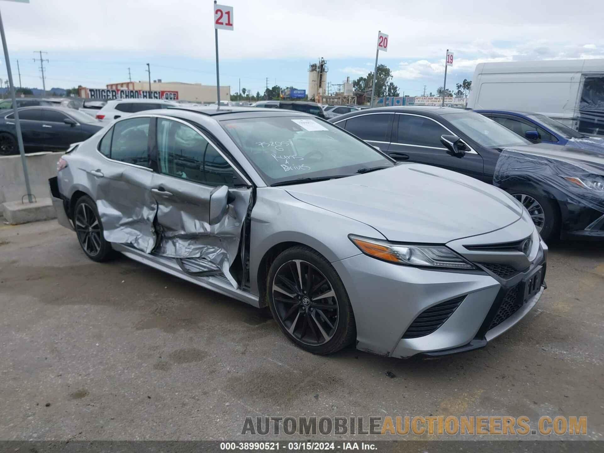 4T1B61HK6KU739478 TOYOTA CAMRY 2019