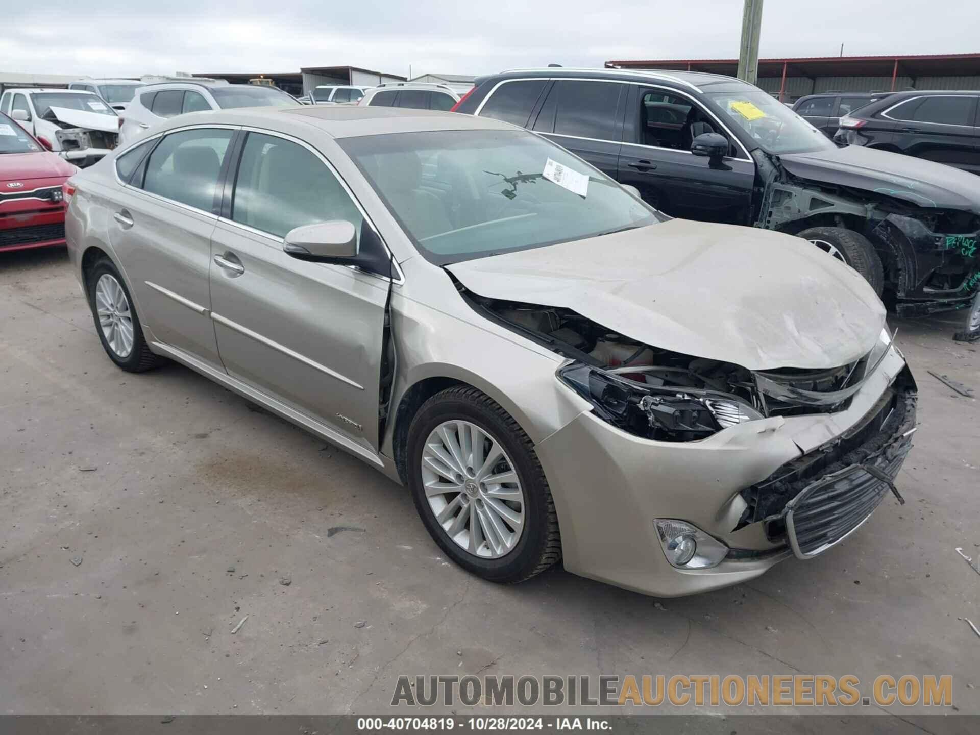 4T1BD1EB0EU025022 TOYOTA AVALON HYBRID 2014