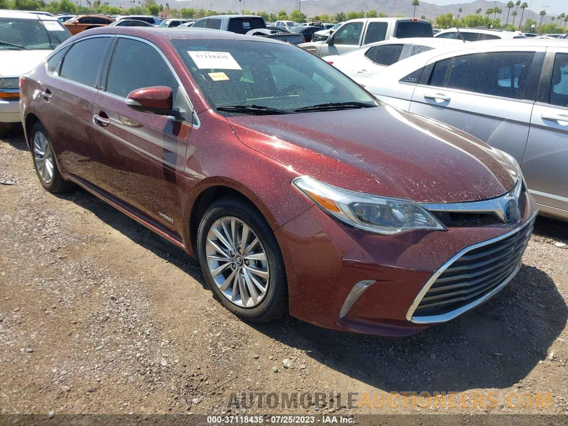 4T1BD1EB0HU057909 TOYOTA AVALON 2017