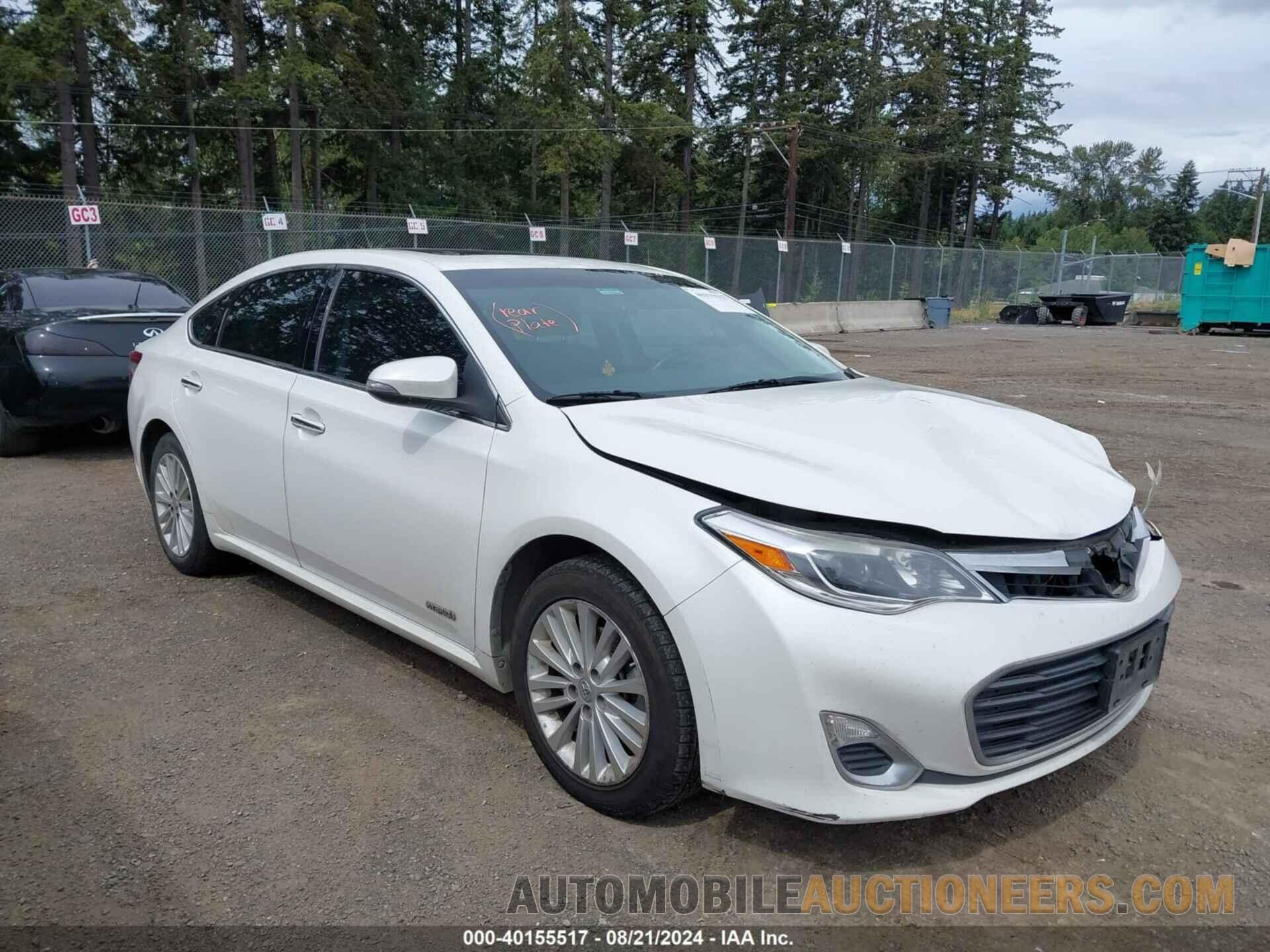 4T1BD1EB1FU037892 TOYOTA AVALON HYBRID 2015