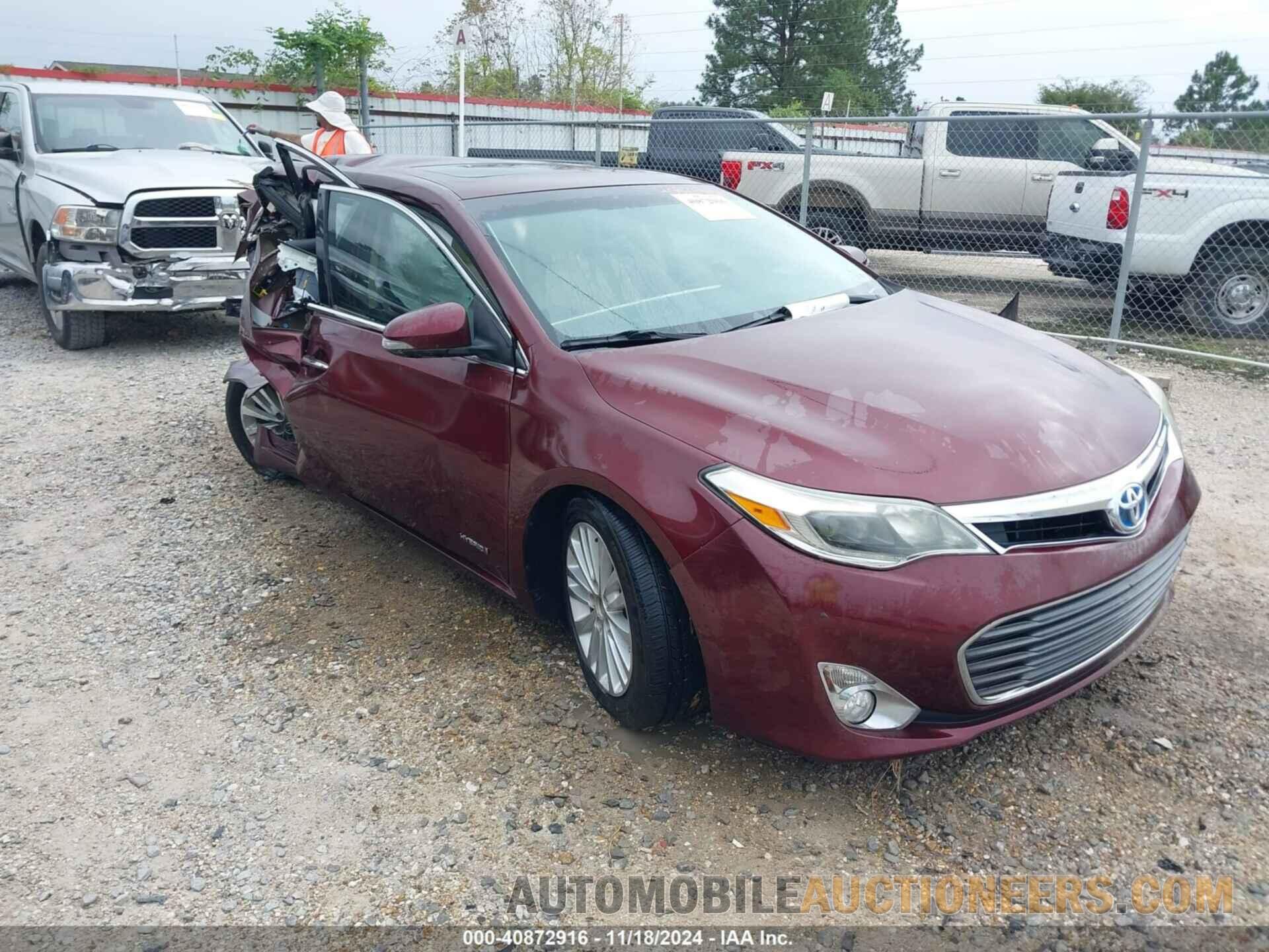 4T1BD1EB2DU012304 TOYOTA AVALON HYBRID 2013