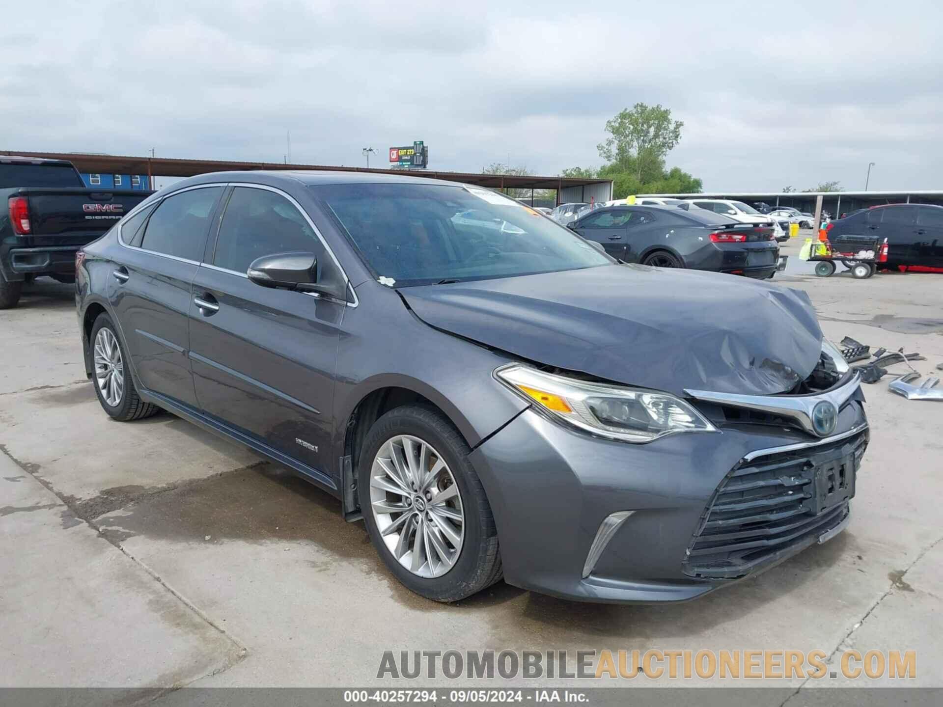 4T1BD1EB2GU051284 TOYOTA AVALON HYBRID 2016