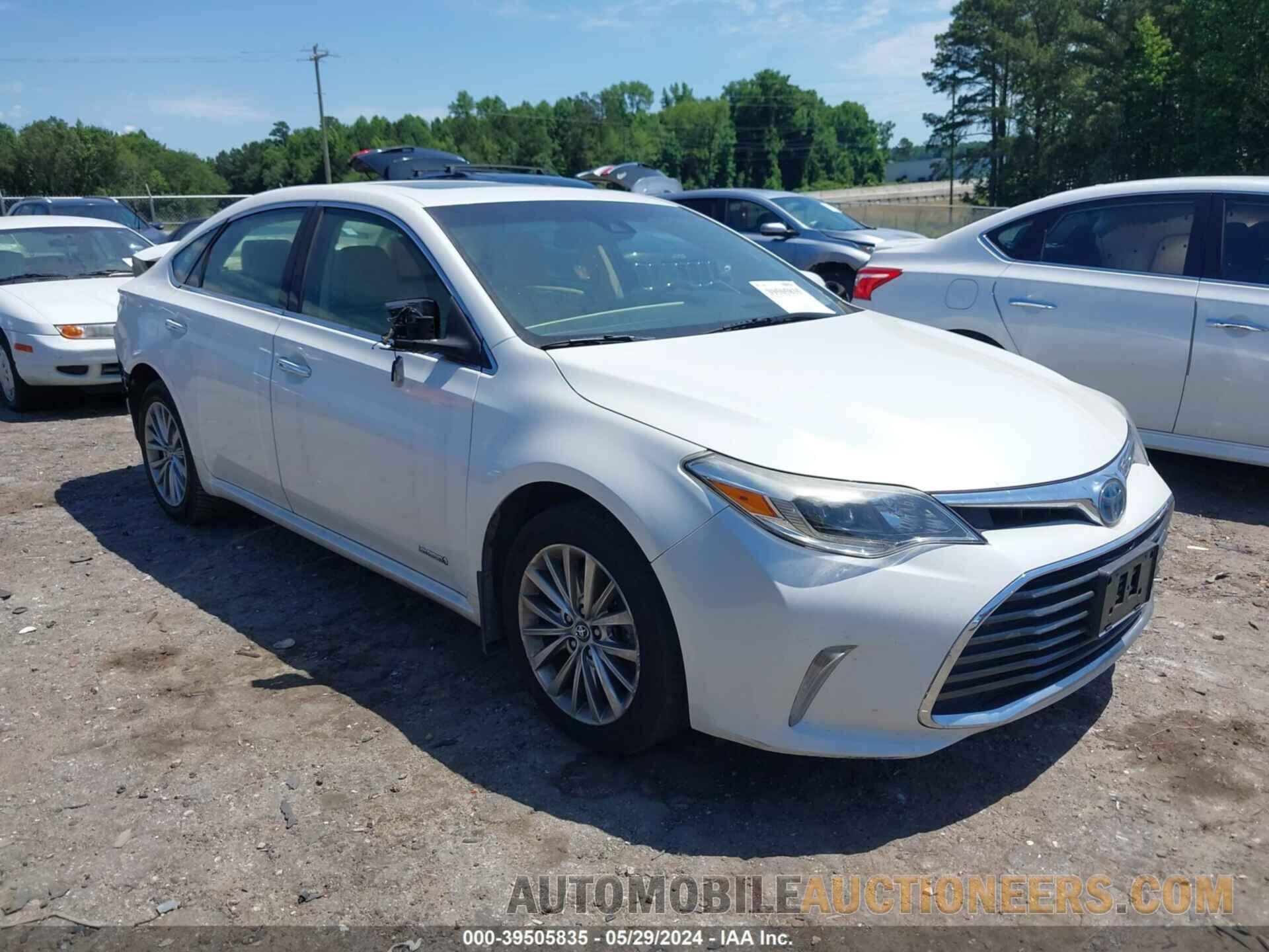 4T1BD1EB2HU057622 TOYOTA AVALON 2017