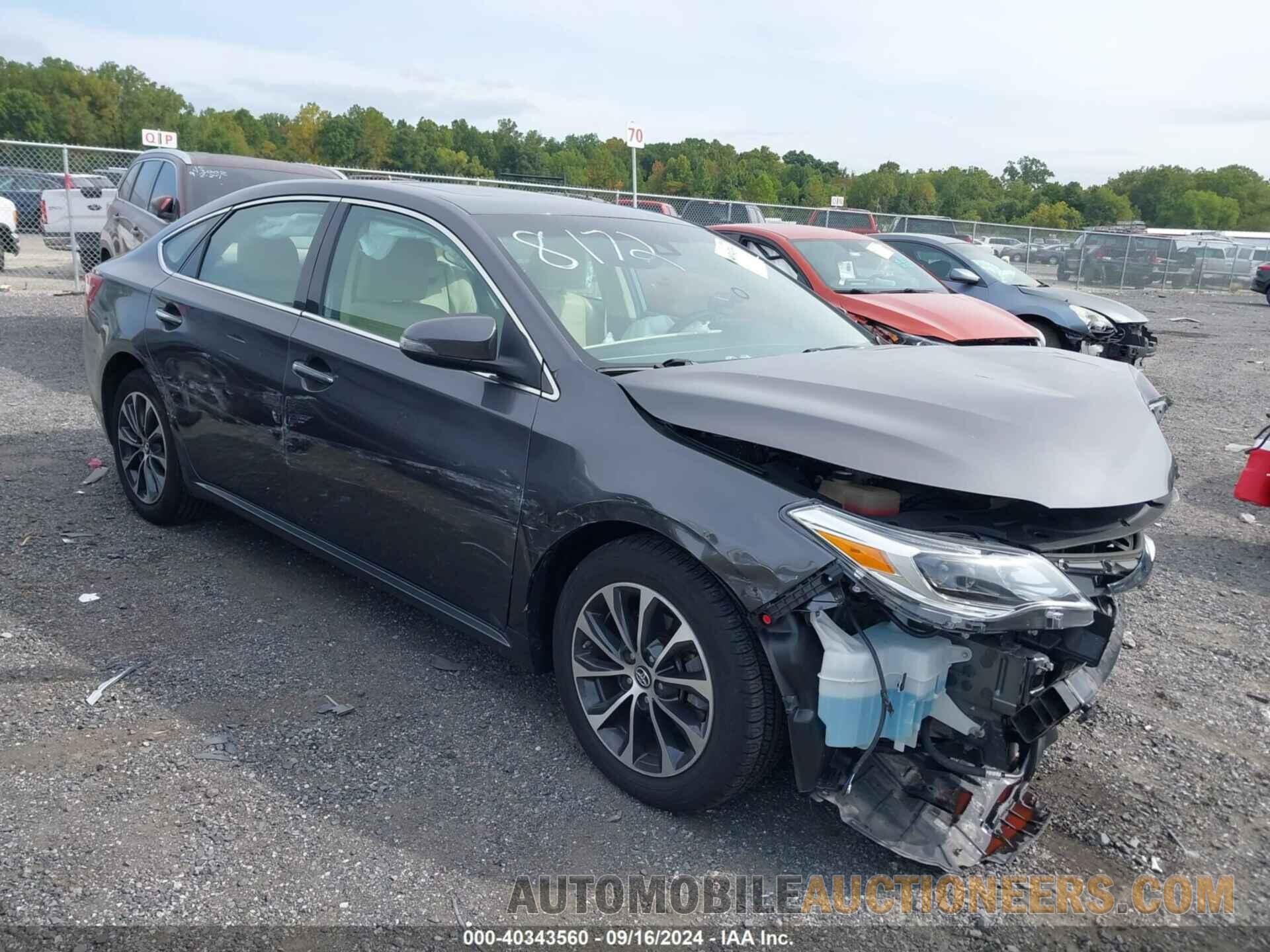 4T1BD1EB2HU058172 TOYOTA AVALON HYBRID 2017