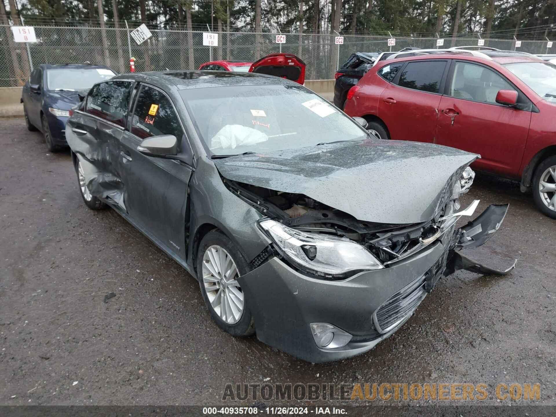 4T1BD1EB3DU005801 TOYOTA AVALON HYBRID 2013