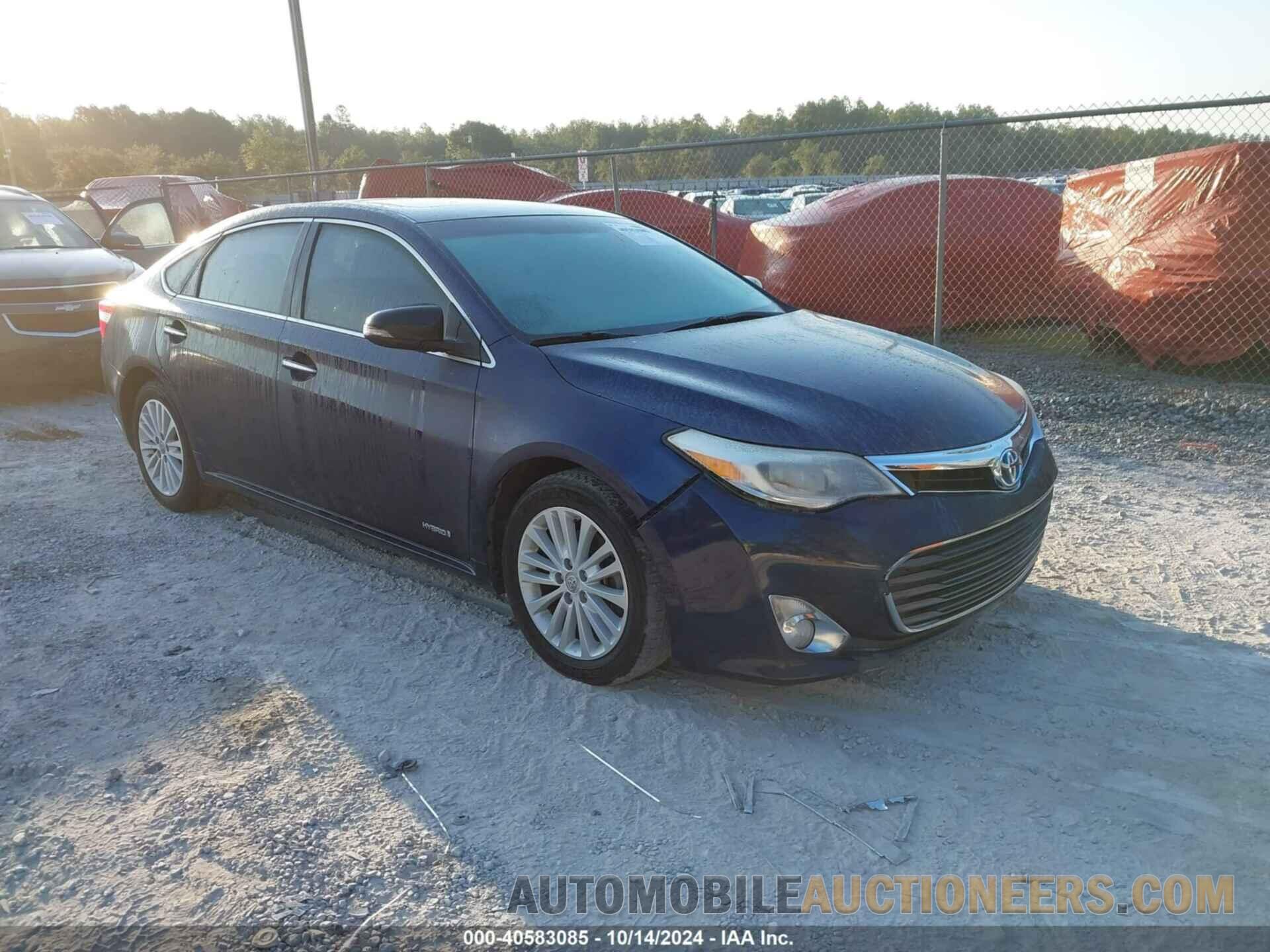 4T1BD1EB3DU014157 TOYOTA AVALON HYBRID 2013