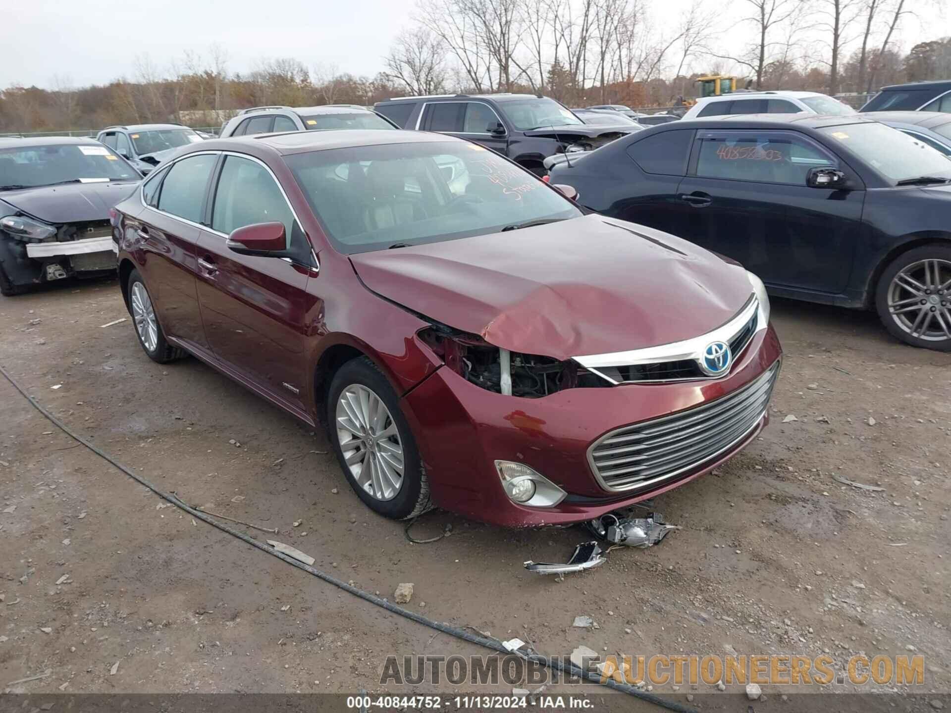 4T1BD1EB4DU005029 TOYOTA AVALON HYBRID 2013